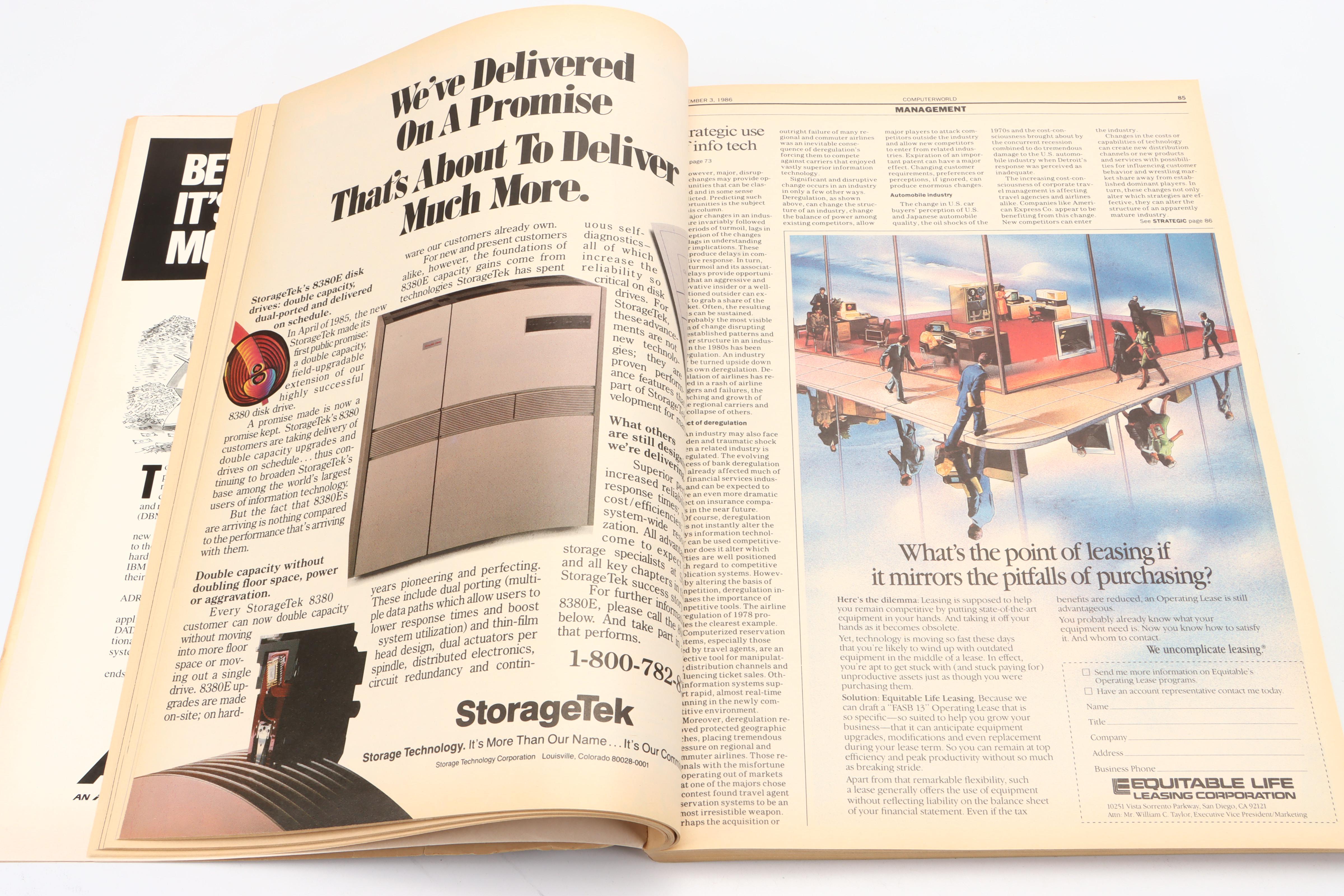 "The Last Whole Earth Catalog" and "Computerworld" 1,000th Issue