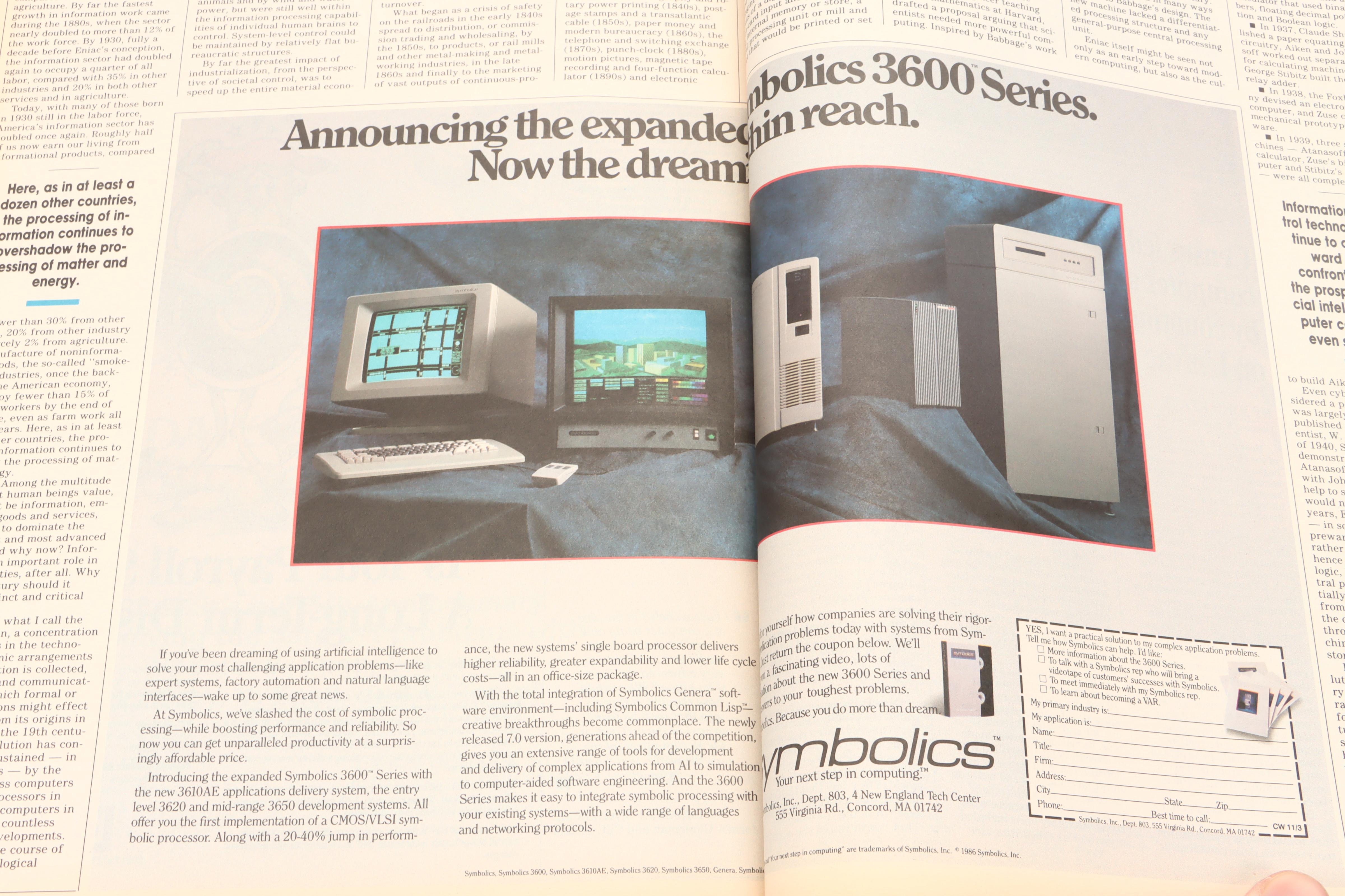 "The Last Whole Earth Catalog" and "Computerworld" 1,000th Issue