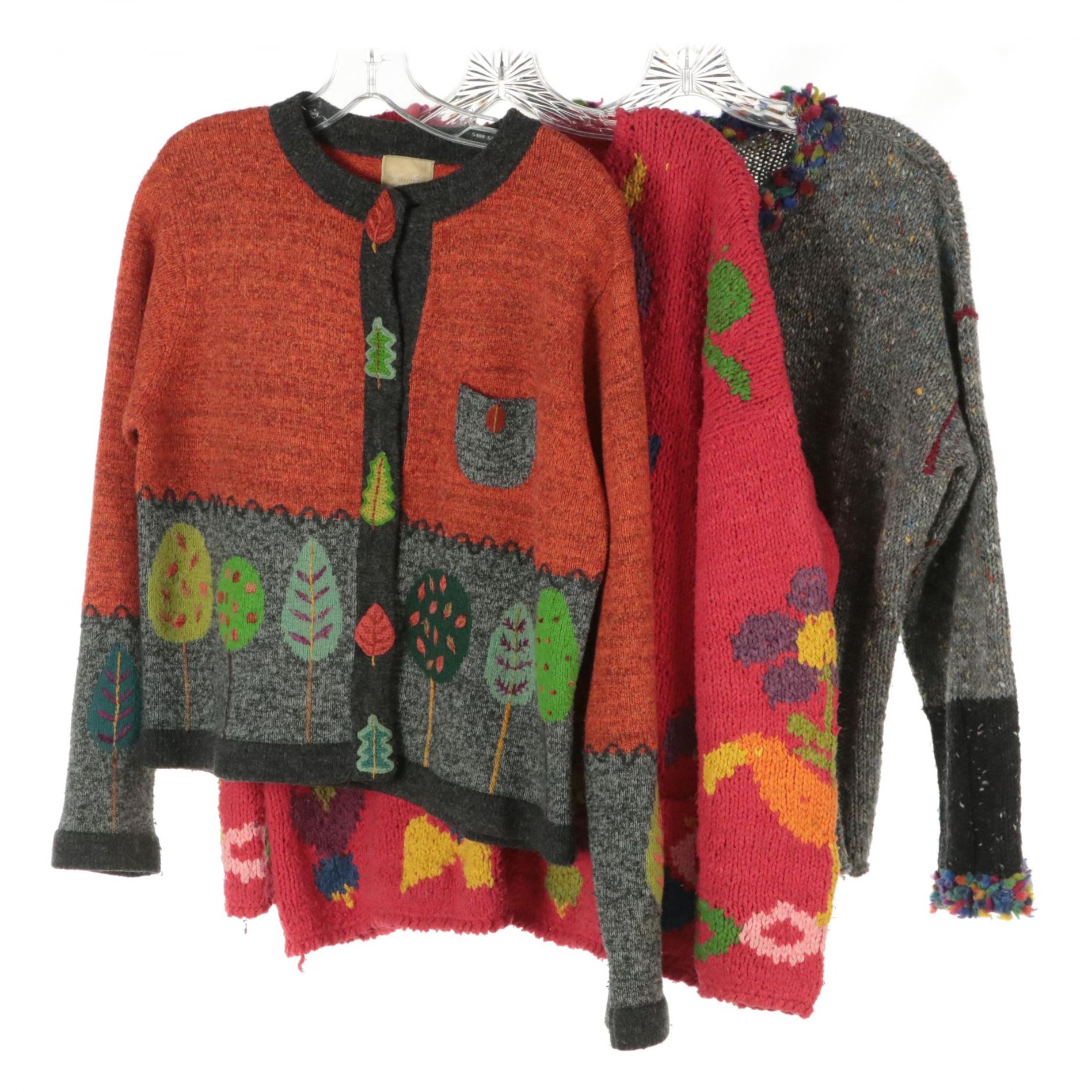 Chunky Cardigan Sweaters from Amano & Lynne McNulty w/ In Stitches Fall Cardigan
