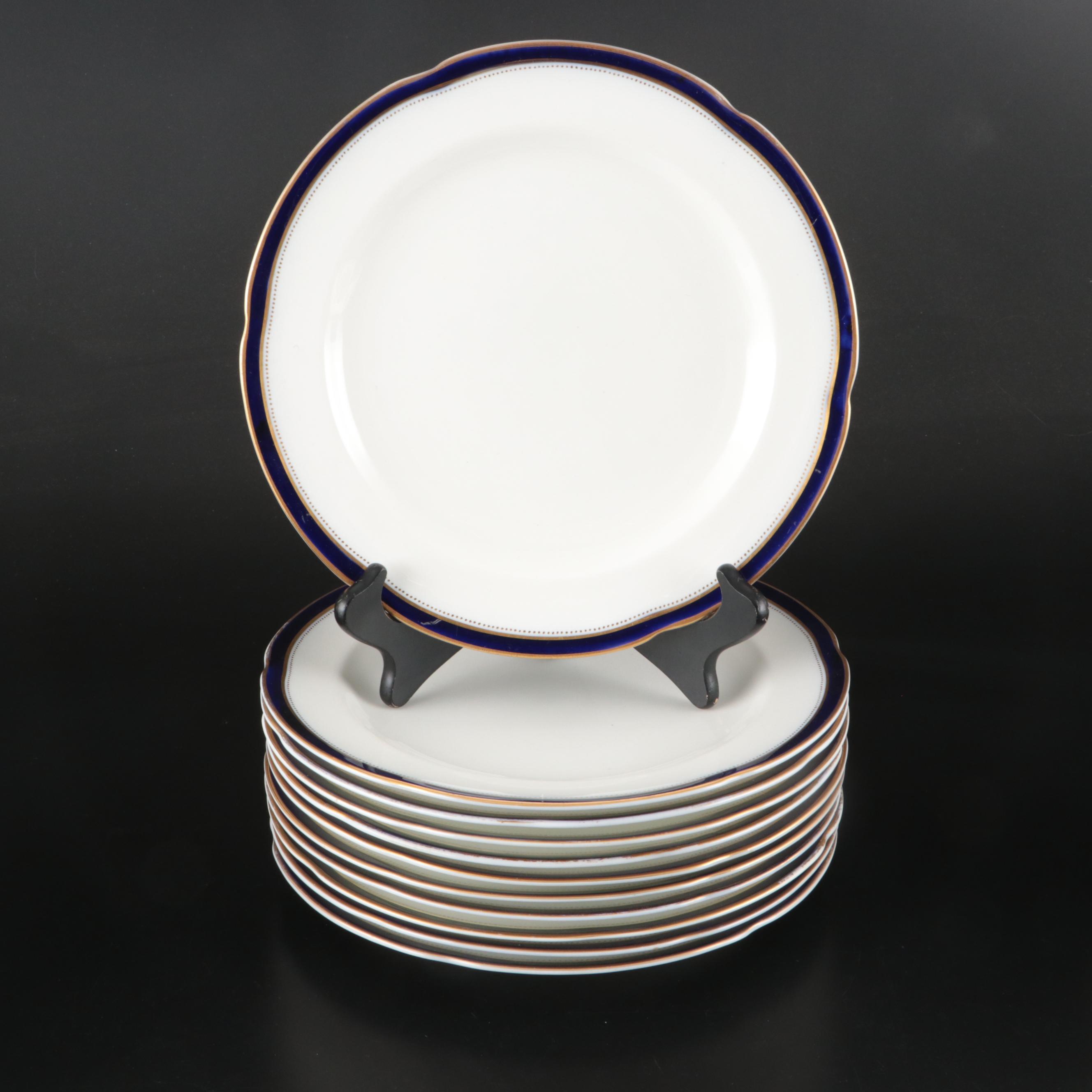 Crescent Bone China Dinnerware with Spode "Knightsbridge" Tray and Horchow Mugs