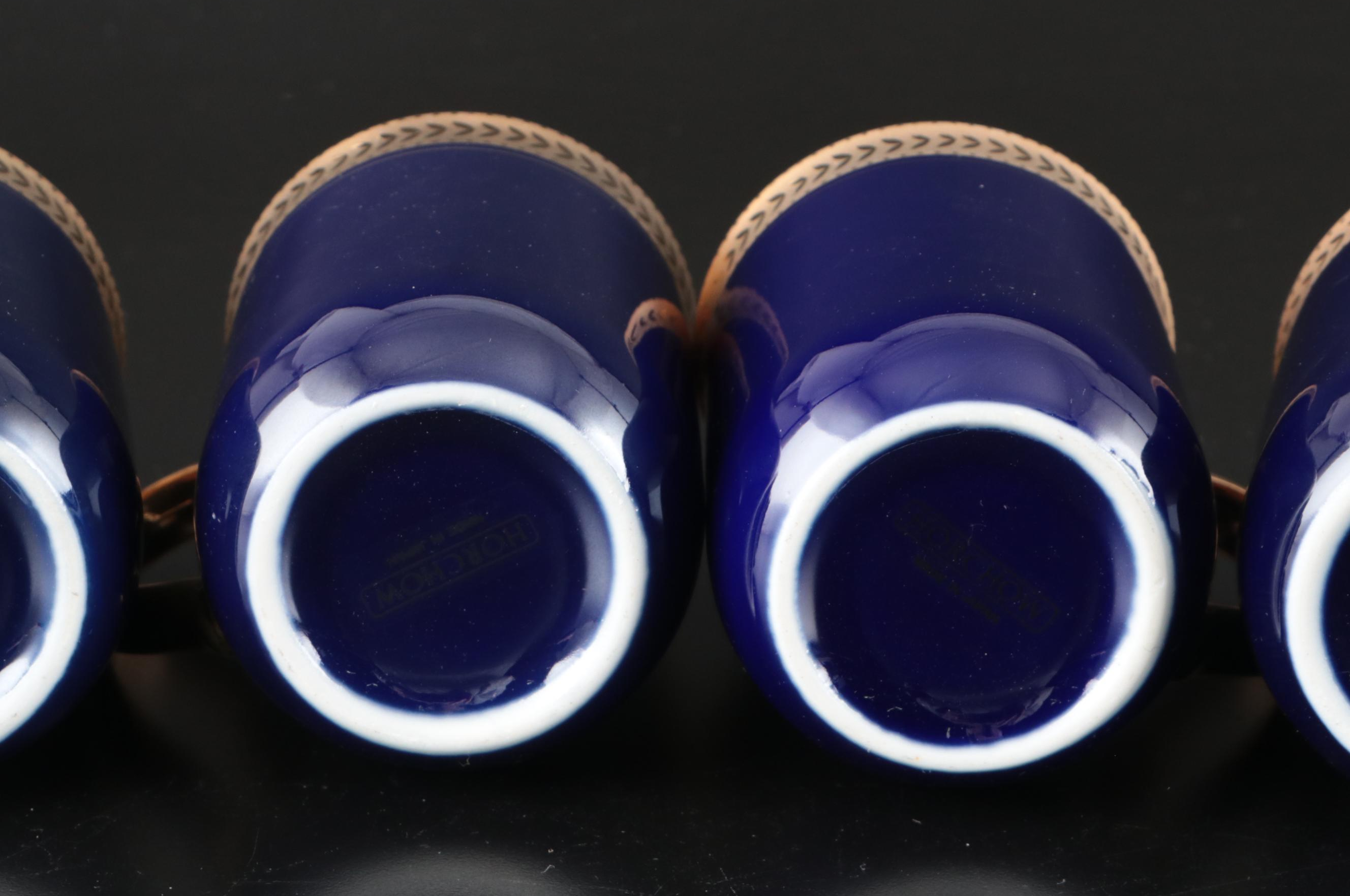 Crescent Bone China Dinnerware with Spode "Knightsbridge" Tray and Horchow Mugs