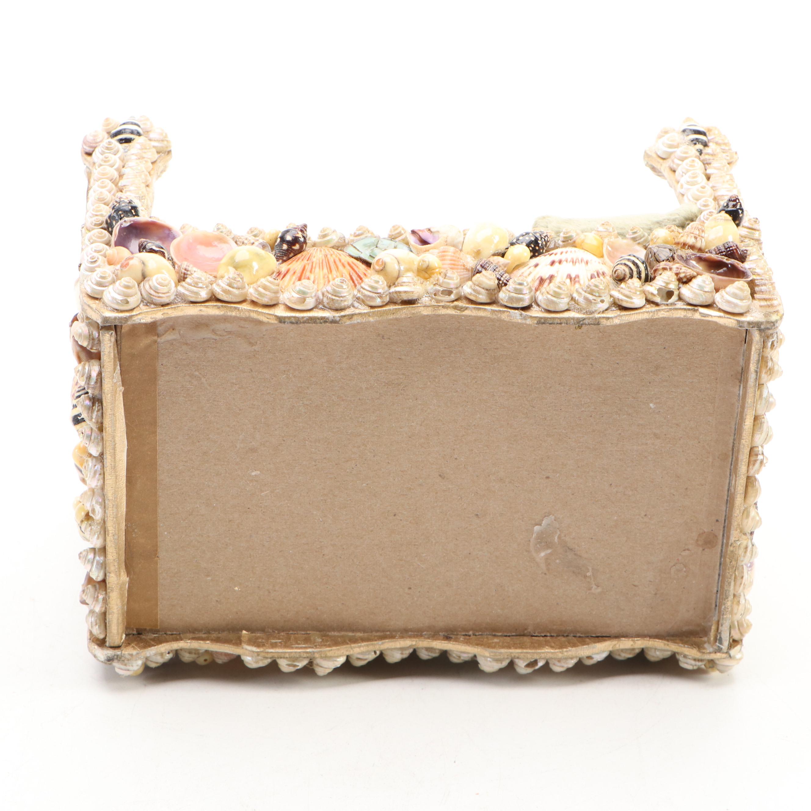 Tramp Art Doll Bed with Scrap Book and Miniature Ice Cream Parlor Chairs