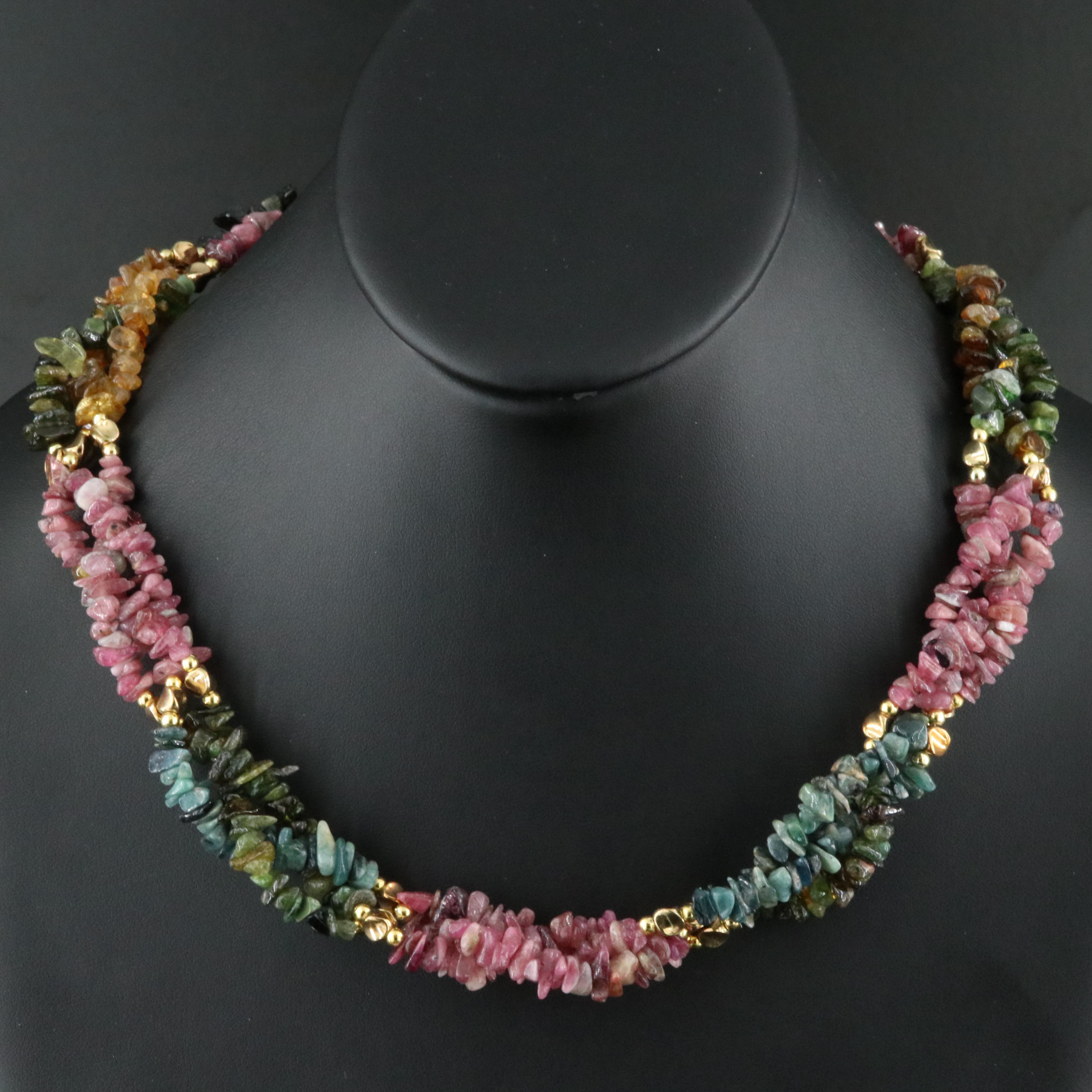 Stauer Sterling Tourmaline Necklace, Bracelet, and Earring Set