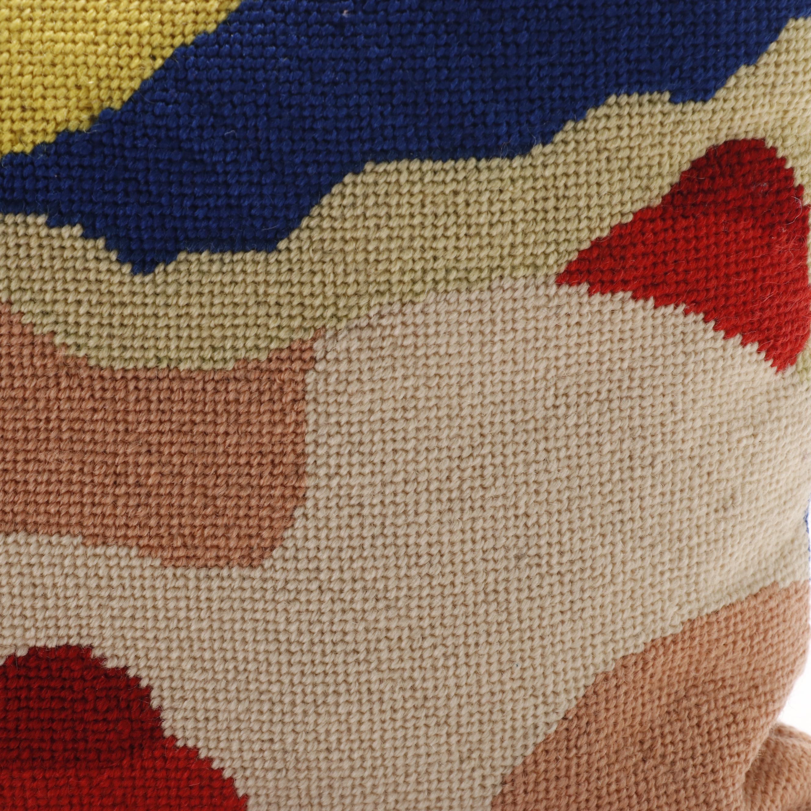 Handmade Needlepoint Accent Pillows