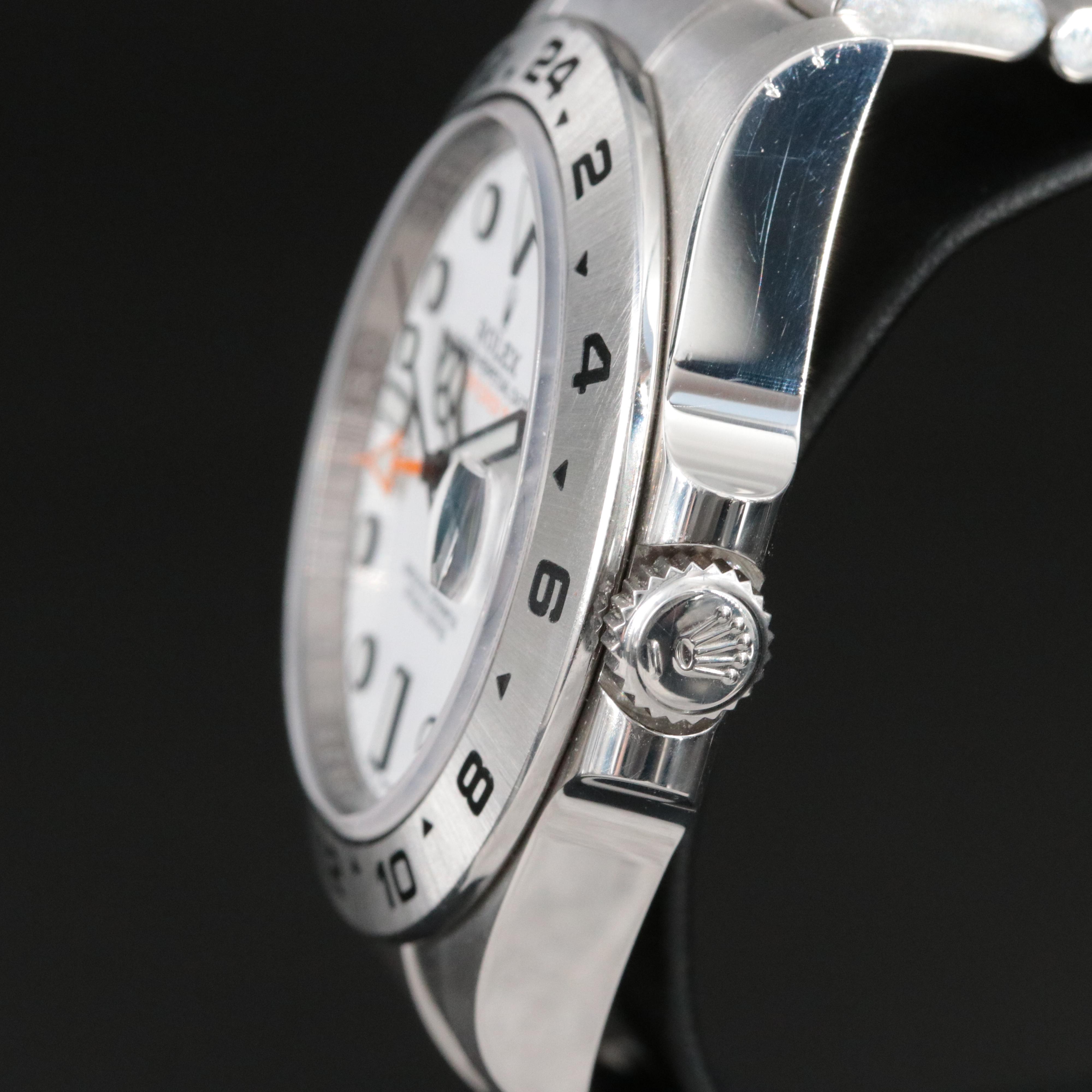 Rolex Oyster Perpetual Date Explorer II Polar White Dial Watch