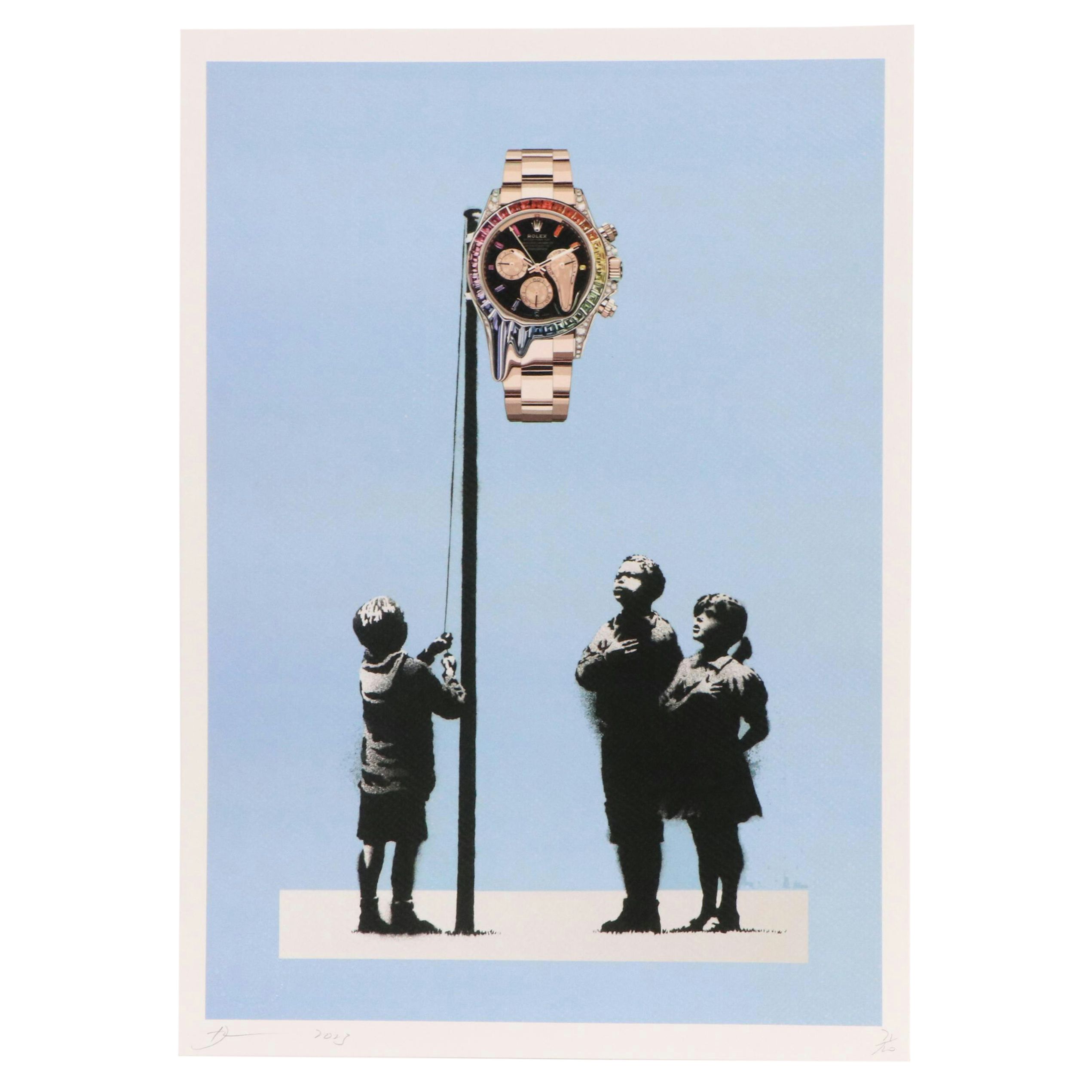Death NYC Graphic Digital Print Featuring Banksy, 2023