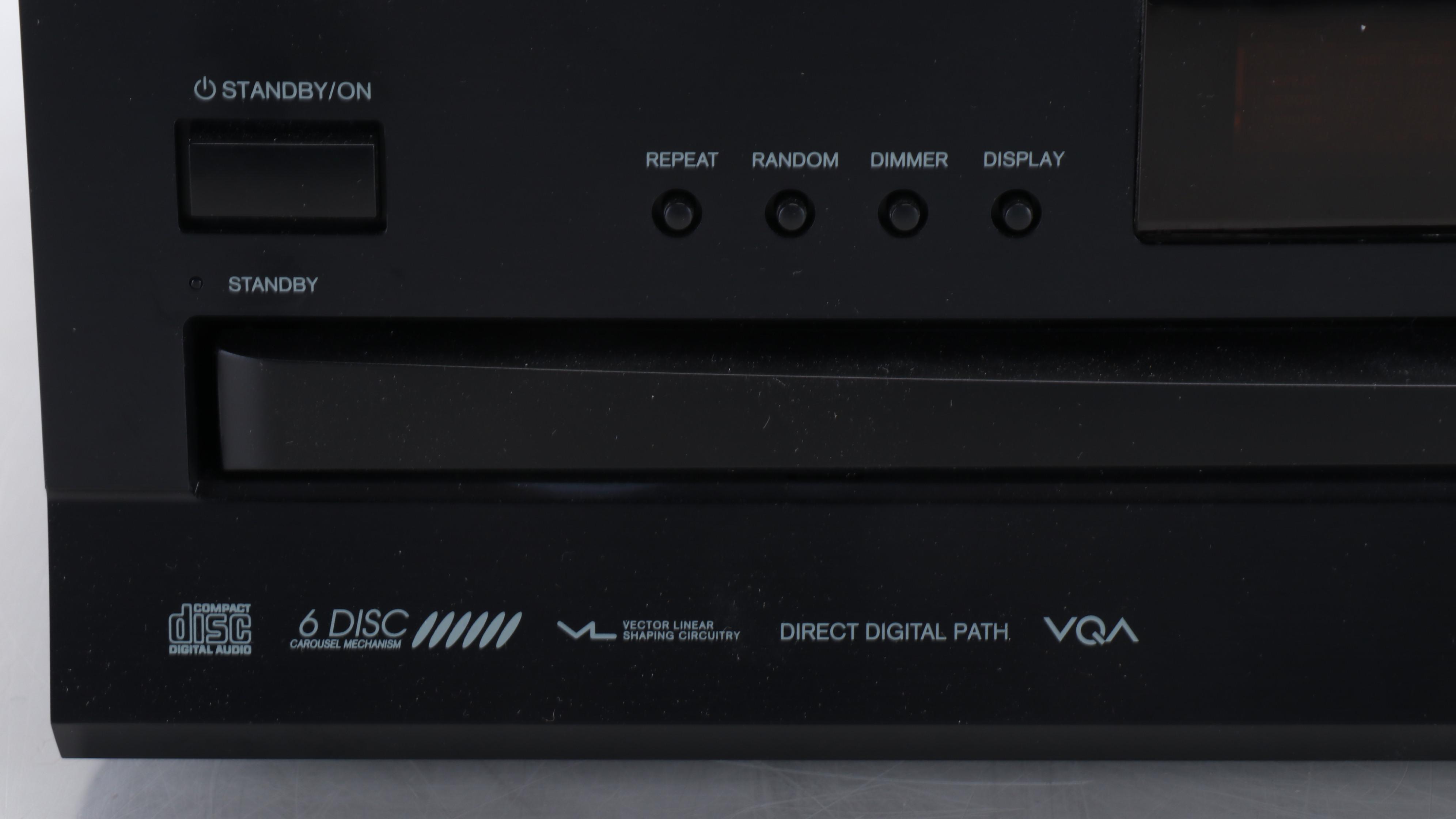 Onkyo CD Changer with Remote and Audio Cables, Model DX-C390