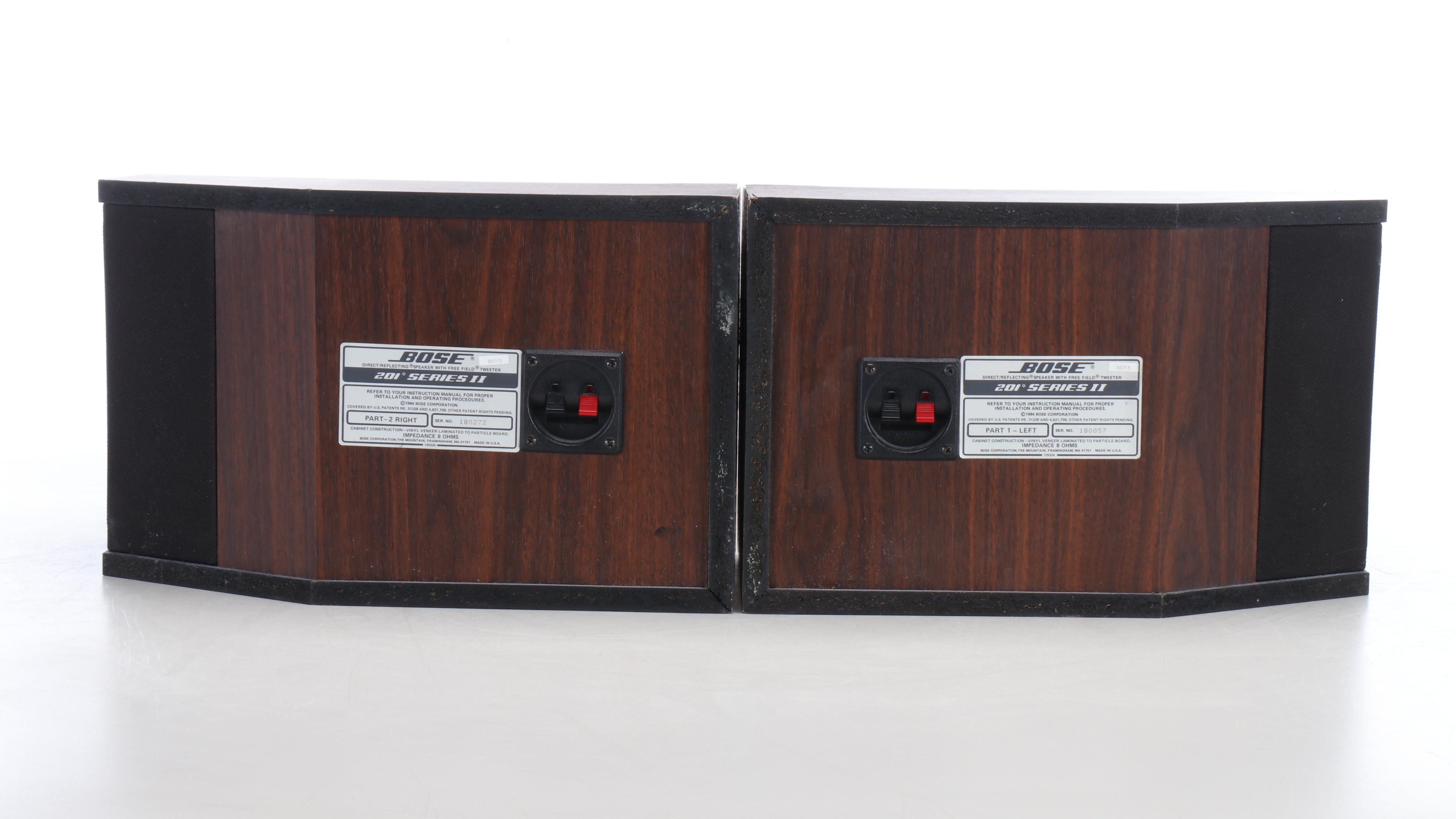 Bose 201 Series II Two Piece Speaker System