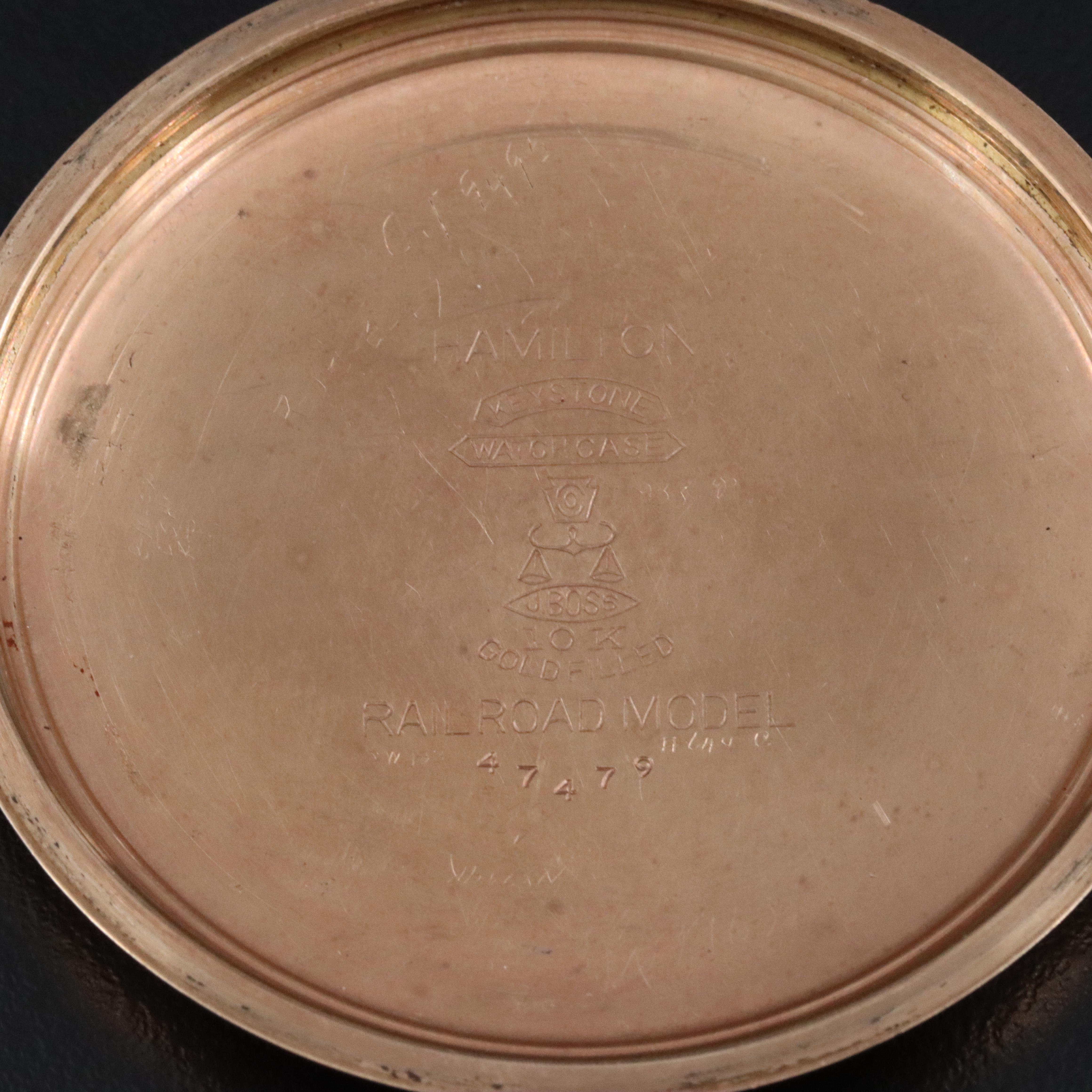 Hamilton 992B Railroad Special Gold-Filled Pocket Watch