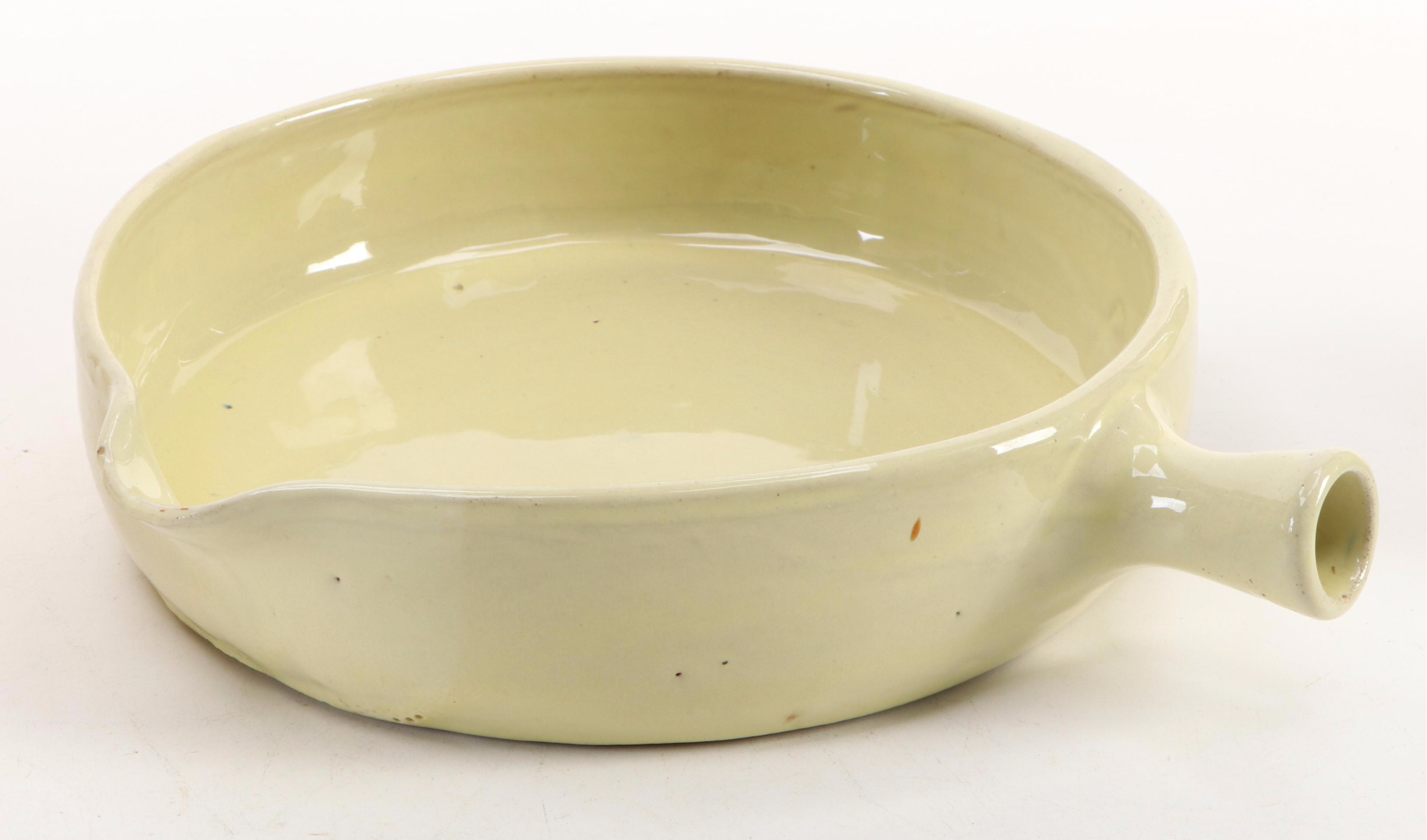 Bybee Pottery Yellow Glazed Bird Shaped Pitcher with Other Dinner and Tableware