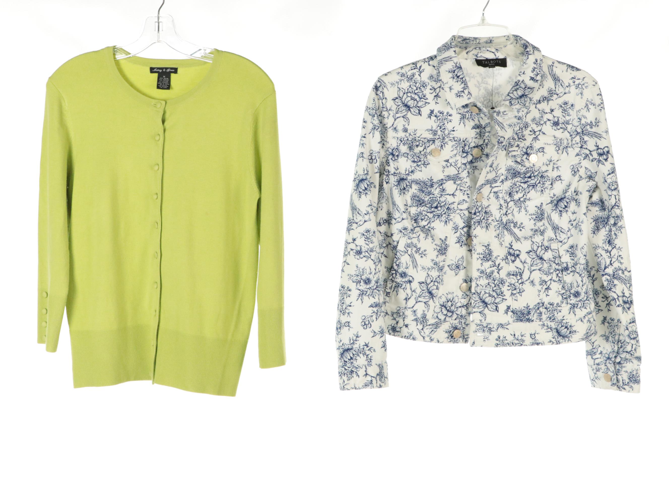 Talbots Blouses and Patterned Denim Jacket with Other Patchwork Jackets & Tunic