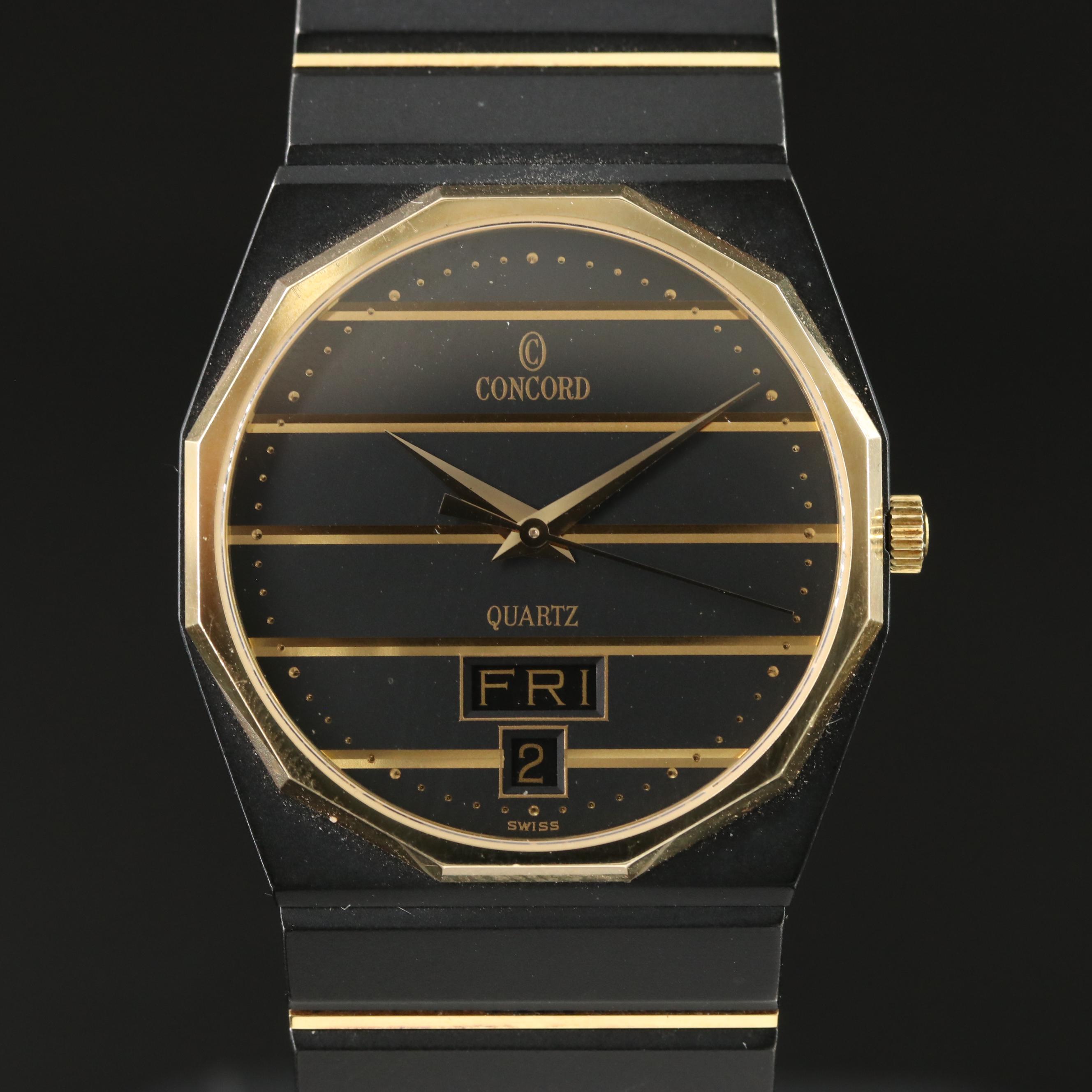 Concord Mariner 18K Gold & PVD Steel Quartz Watch