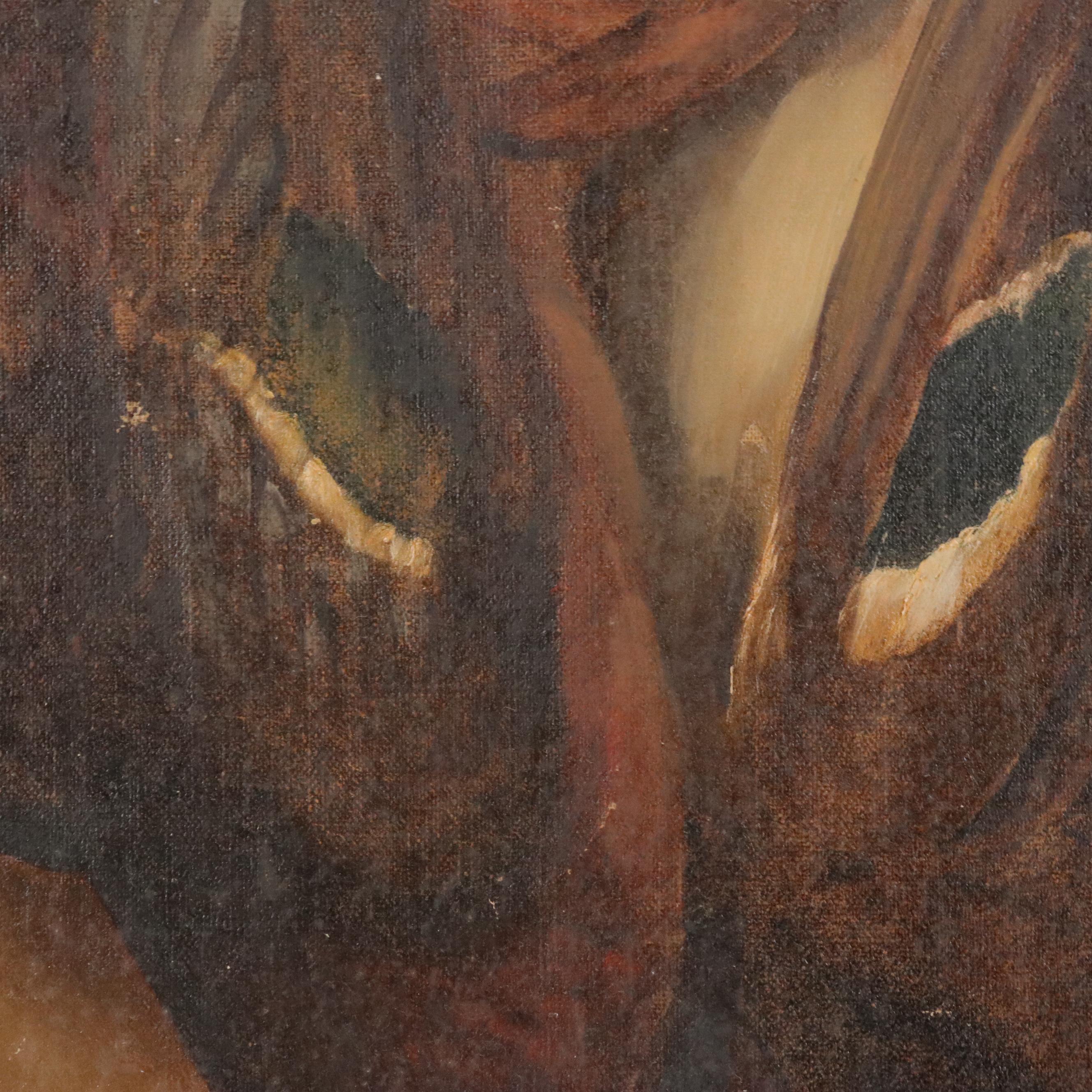 Unstretched Still Life With Mallards Oil Painting, 20th Century or Before