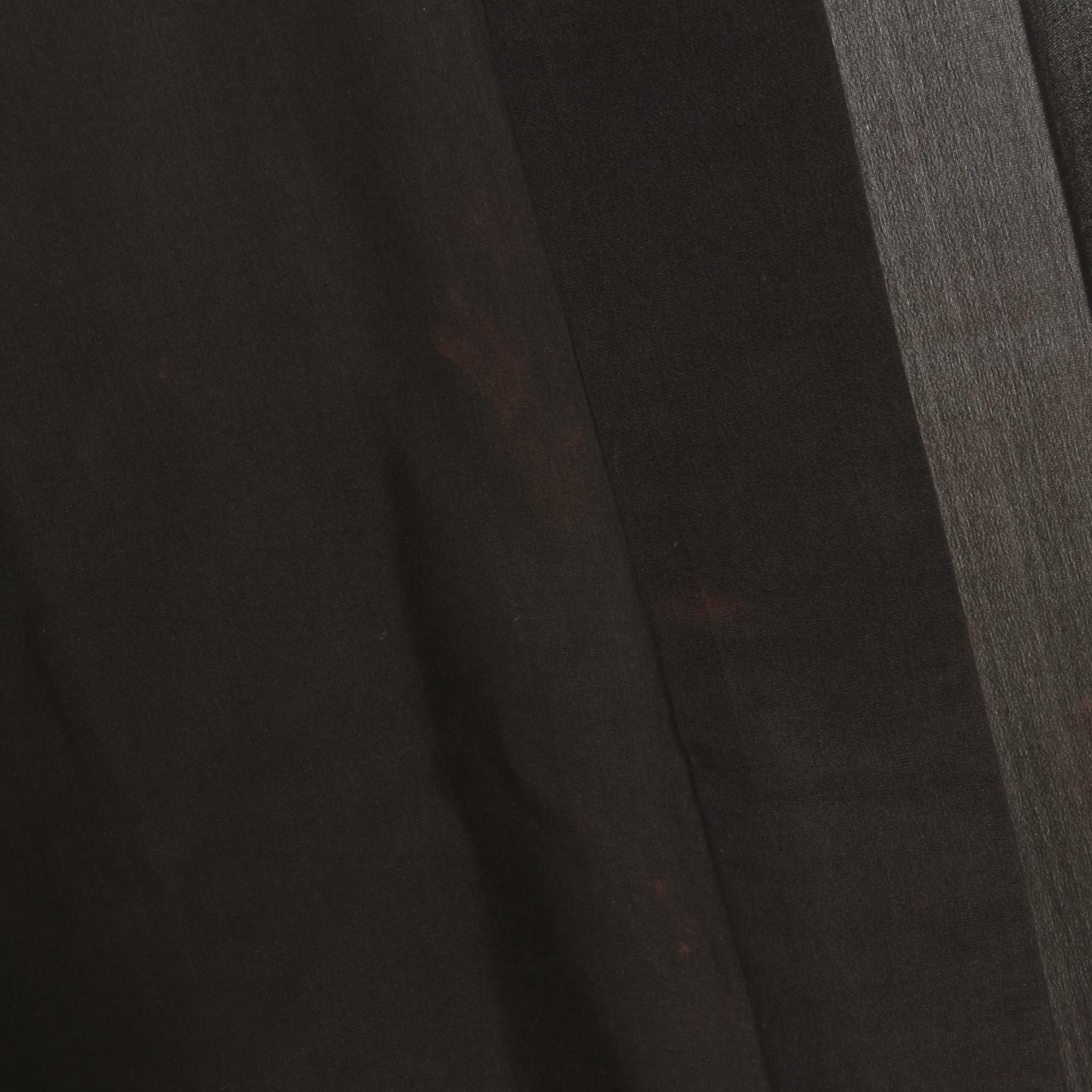 Japanese Silk "Nagajuban" with Hand-Painted Tiger, Mid-20th Century