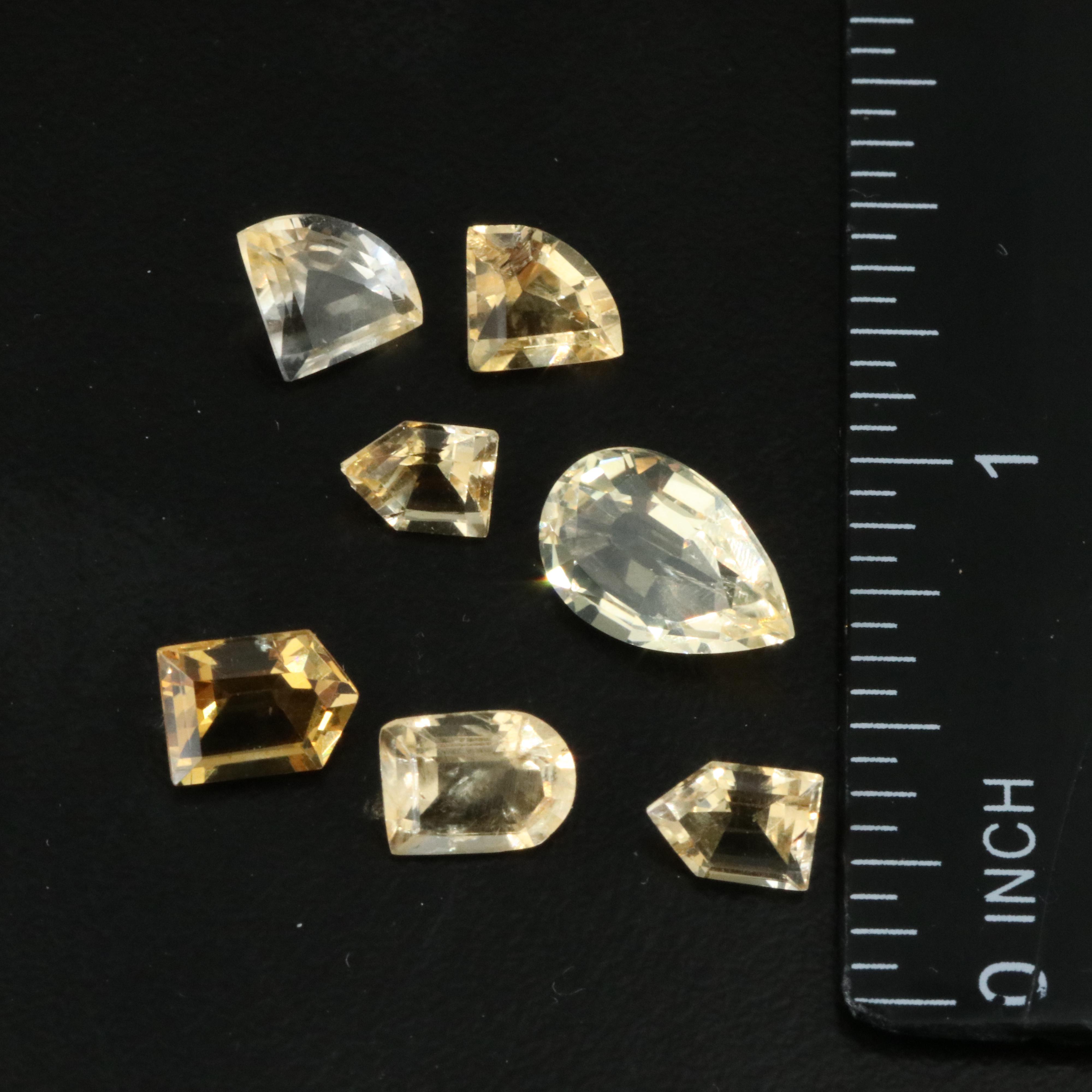 Loose 8.90 CTW Citrines