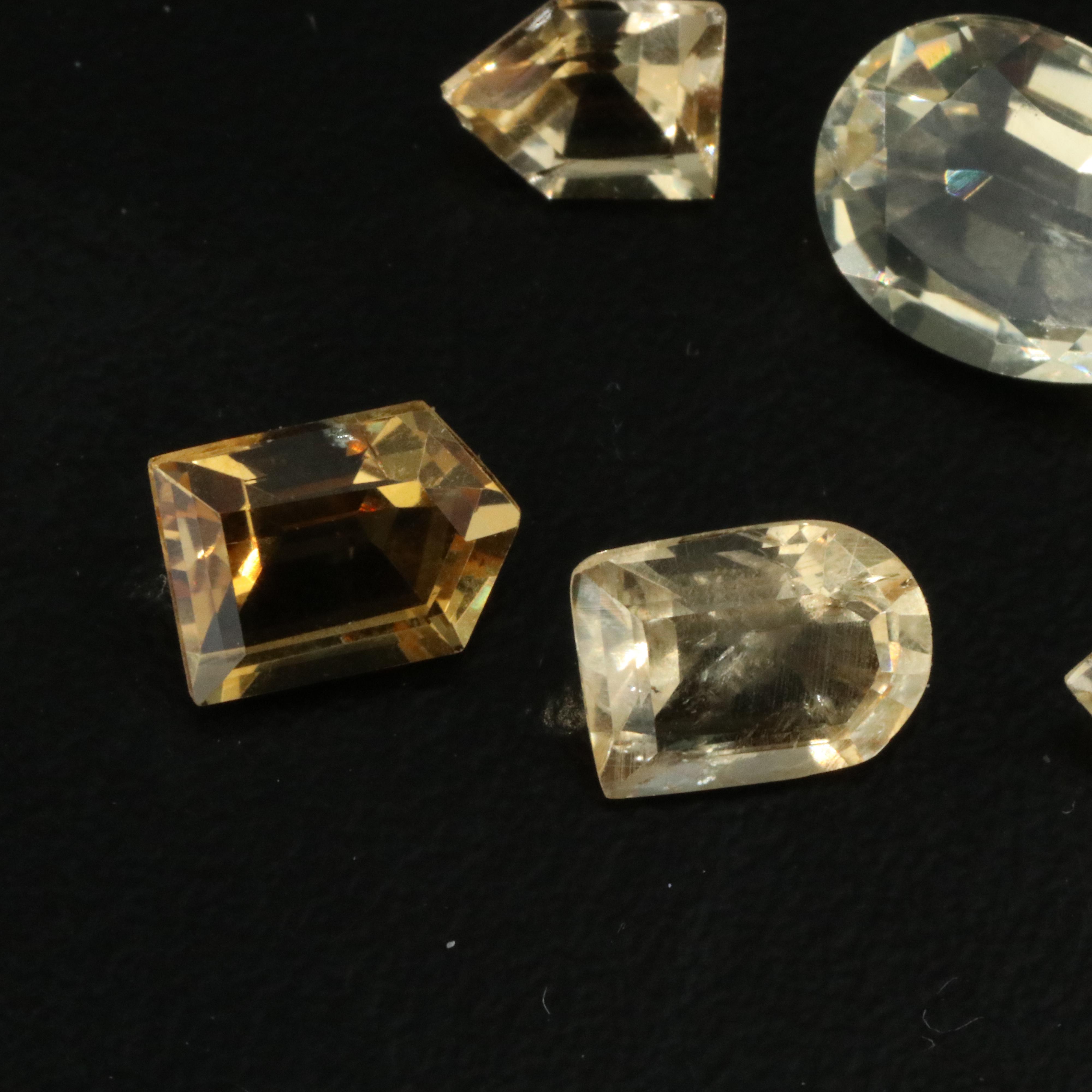 Loose 8.90 CTW Citrines