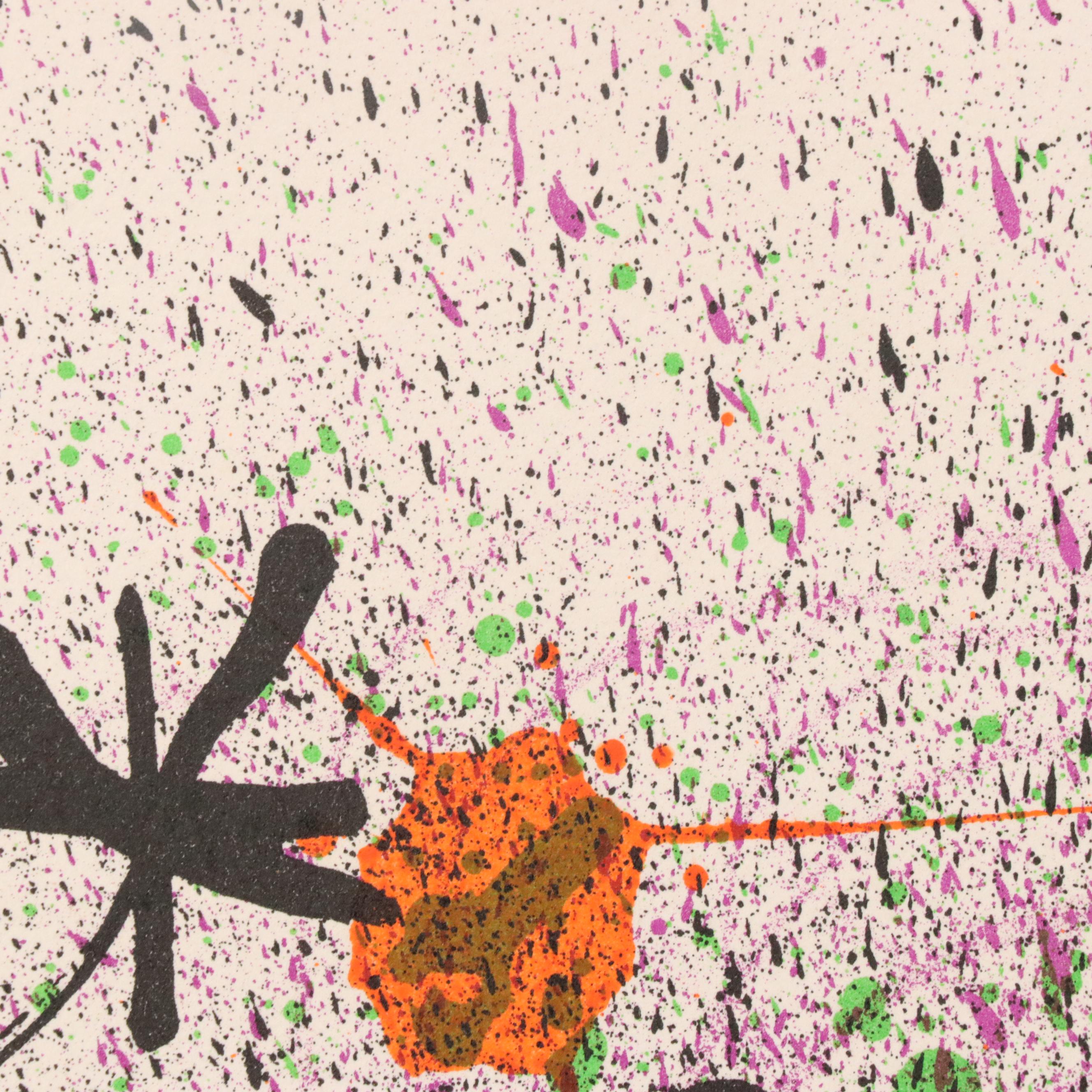 Joan Miró Color Lithograph "Ma de Proverbis," Circa 1970