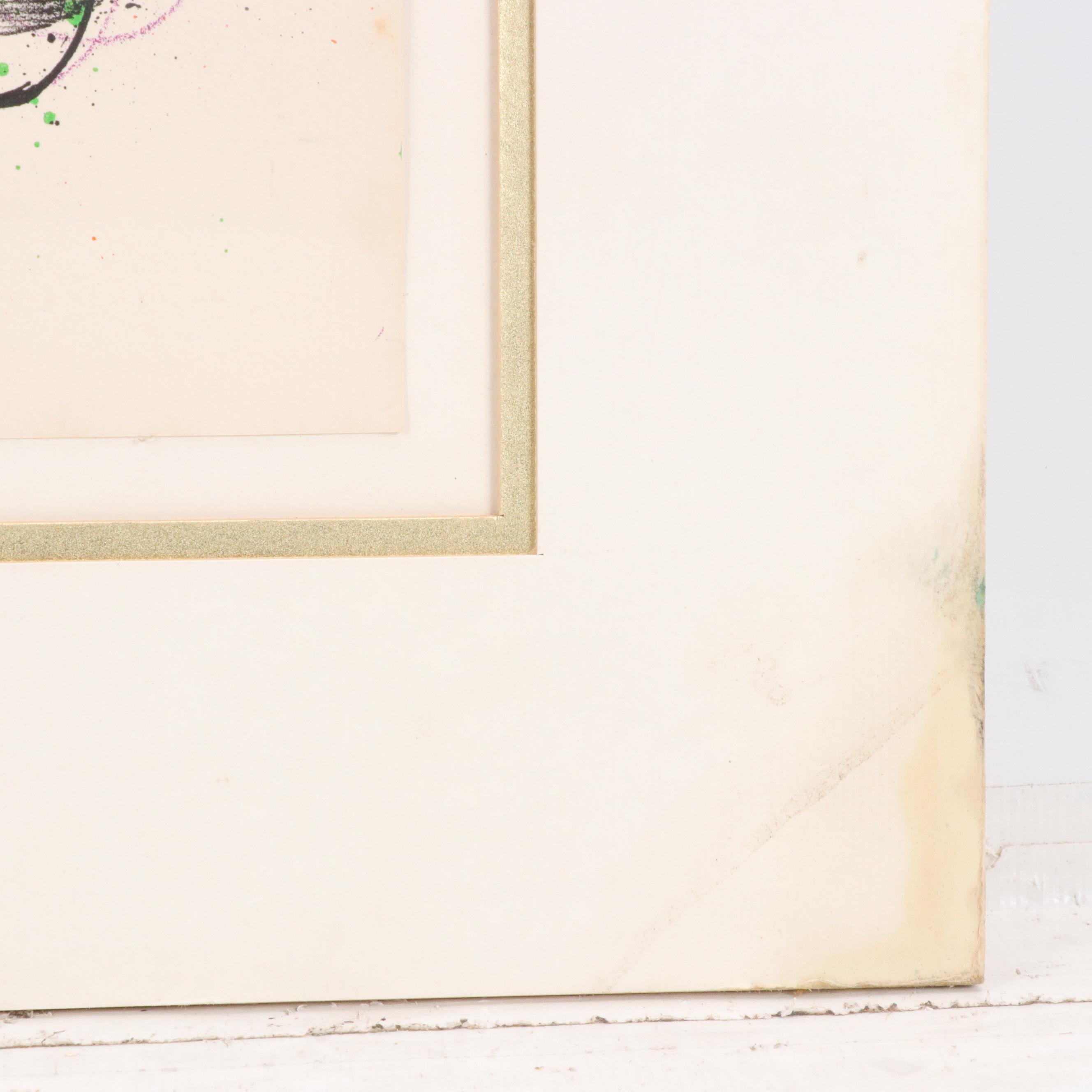 Joan Miró Color Lithograph "Ma de Proverbis," Circa 1970