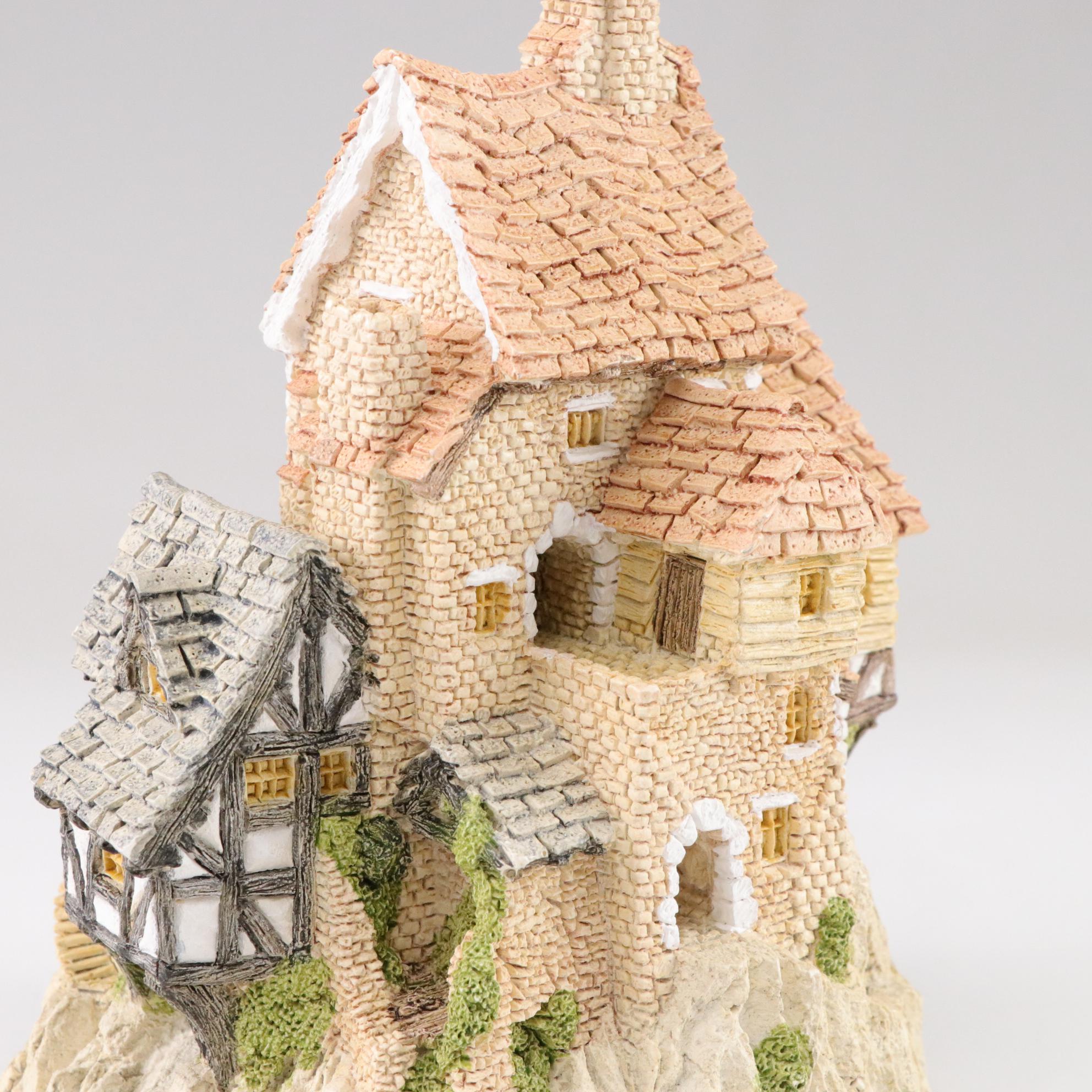 David Winter From Enesco Resin Cottages and Houses Featuring "Wine Merchant"