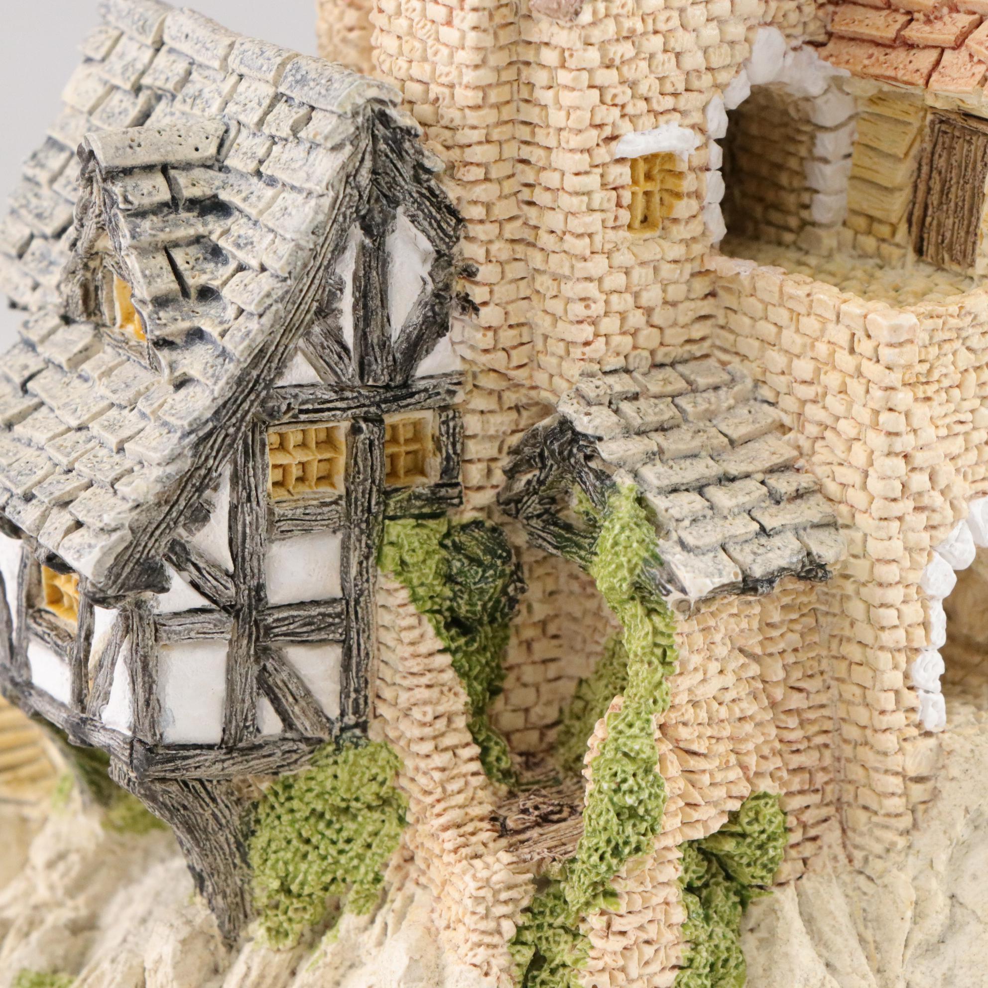 David Winter From Enesco Resin Cottages and Houses Featuring "Wine Merchant"