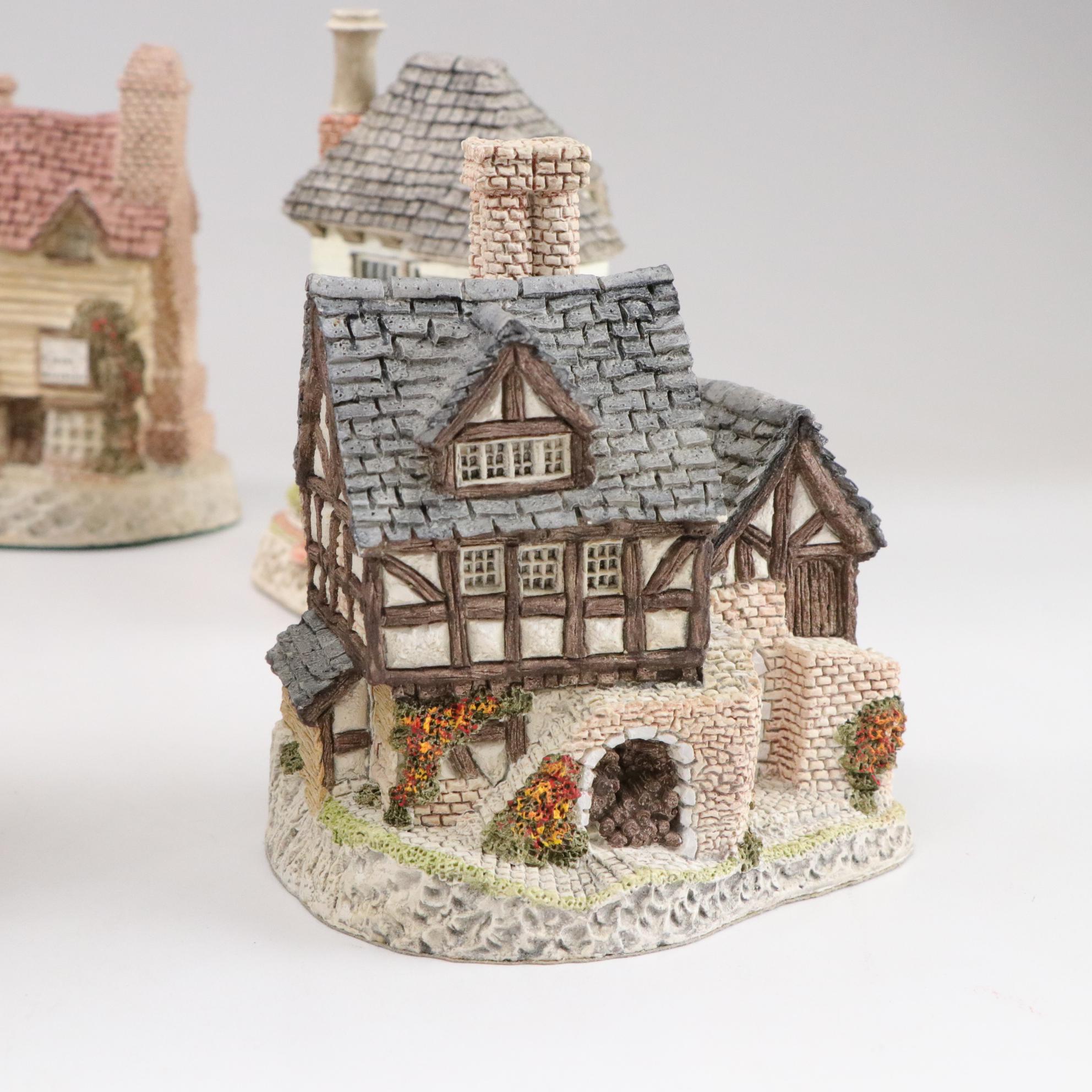 David Winter From Enesco Resin Cottages and Houses Featuring "Wine Merchant"