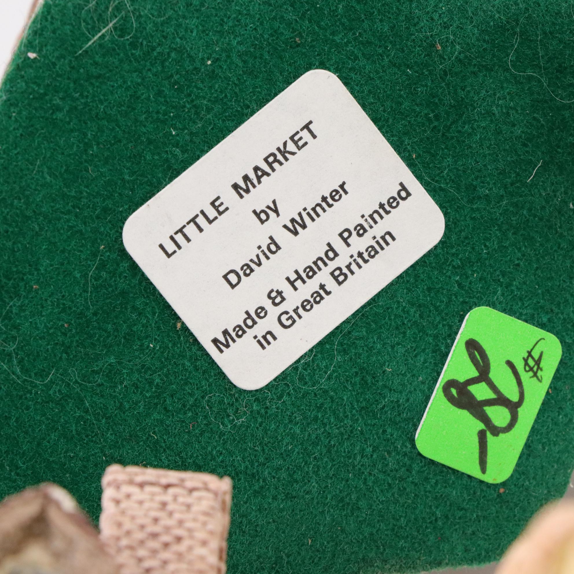 David Winter From Enesco Resin Cottages and Houses Featuring "Wine Merchant"