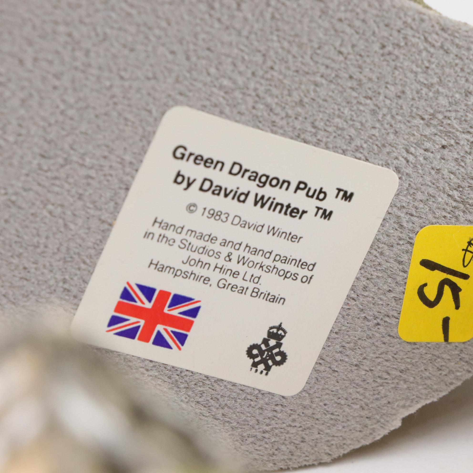 David Winter From Enesco Resin Cottages and Houses Featuring "Wine Merchant"