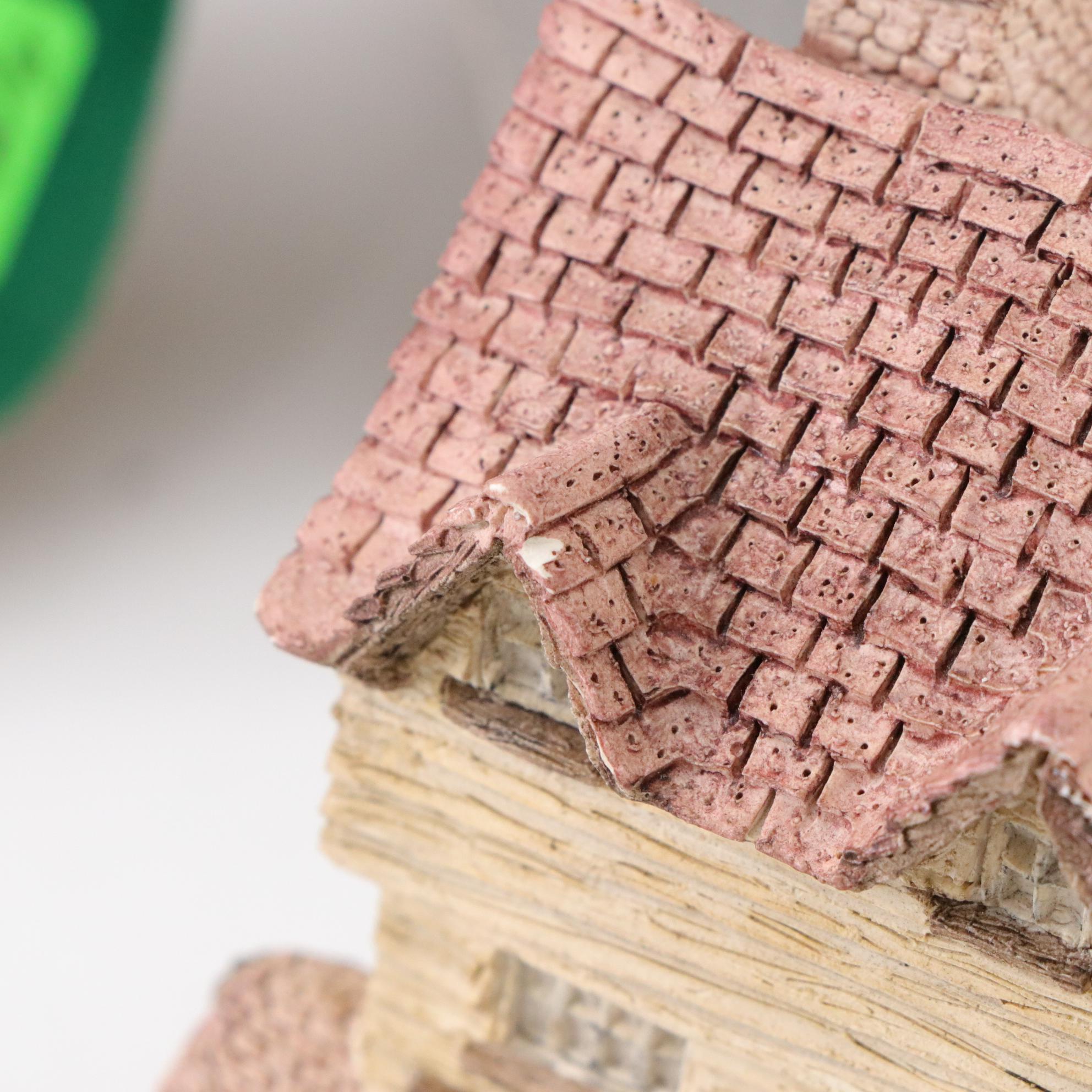 David Winter From Enesco Resin Cottages and Houses Featuring "Wine Merchant"