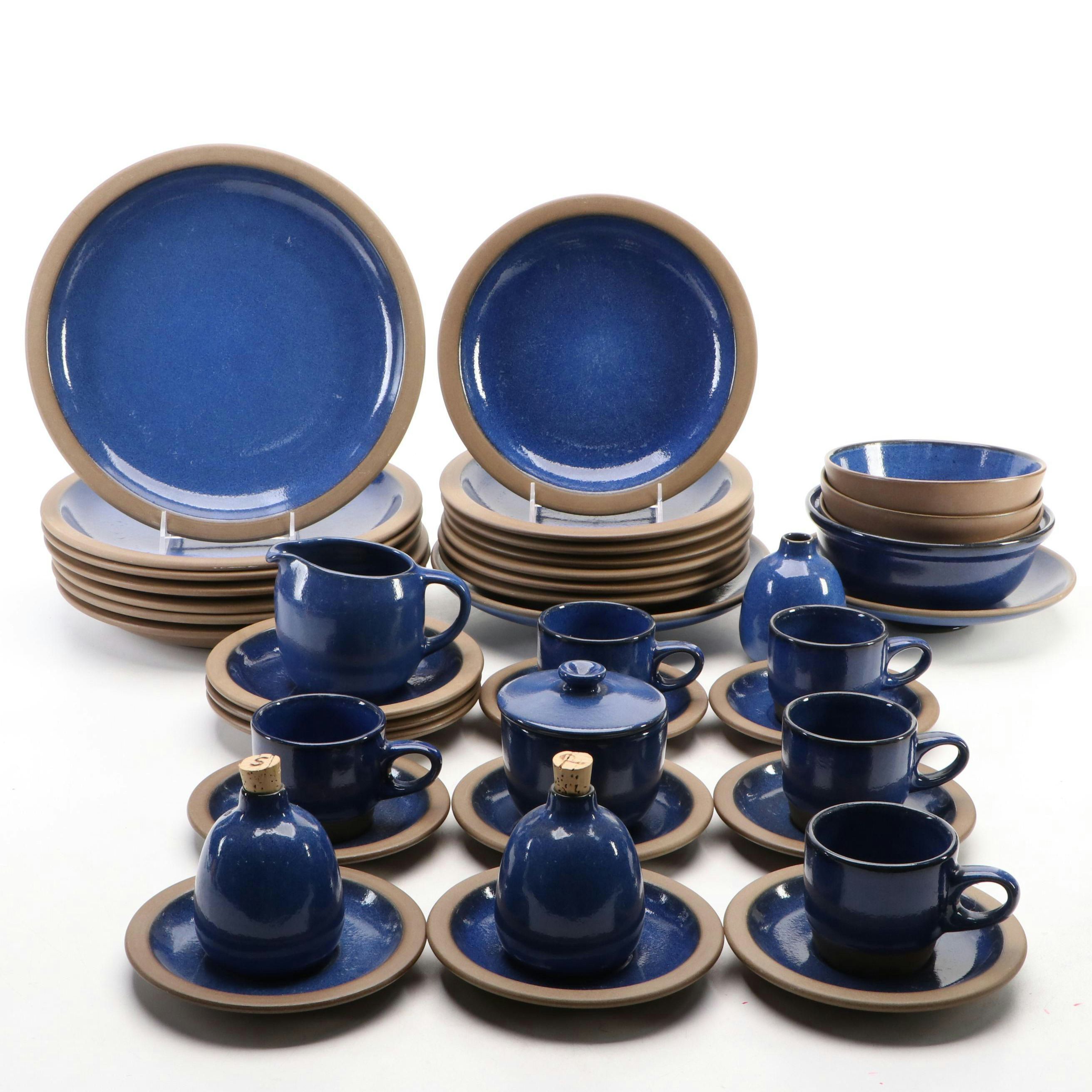 Heath Stoneware Cobalt Glazed Dinnerware