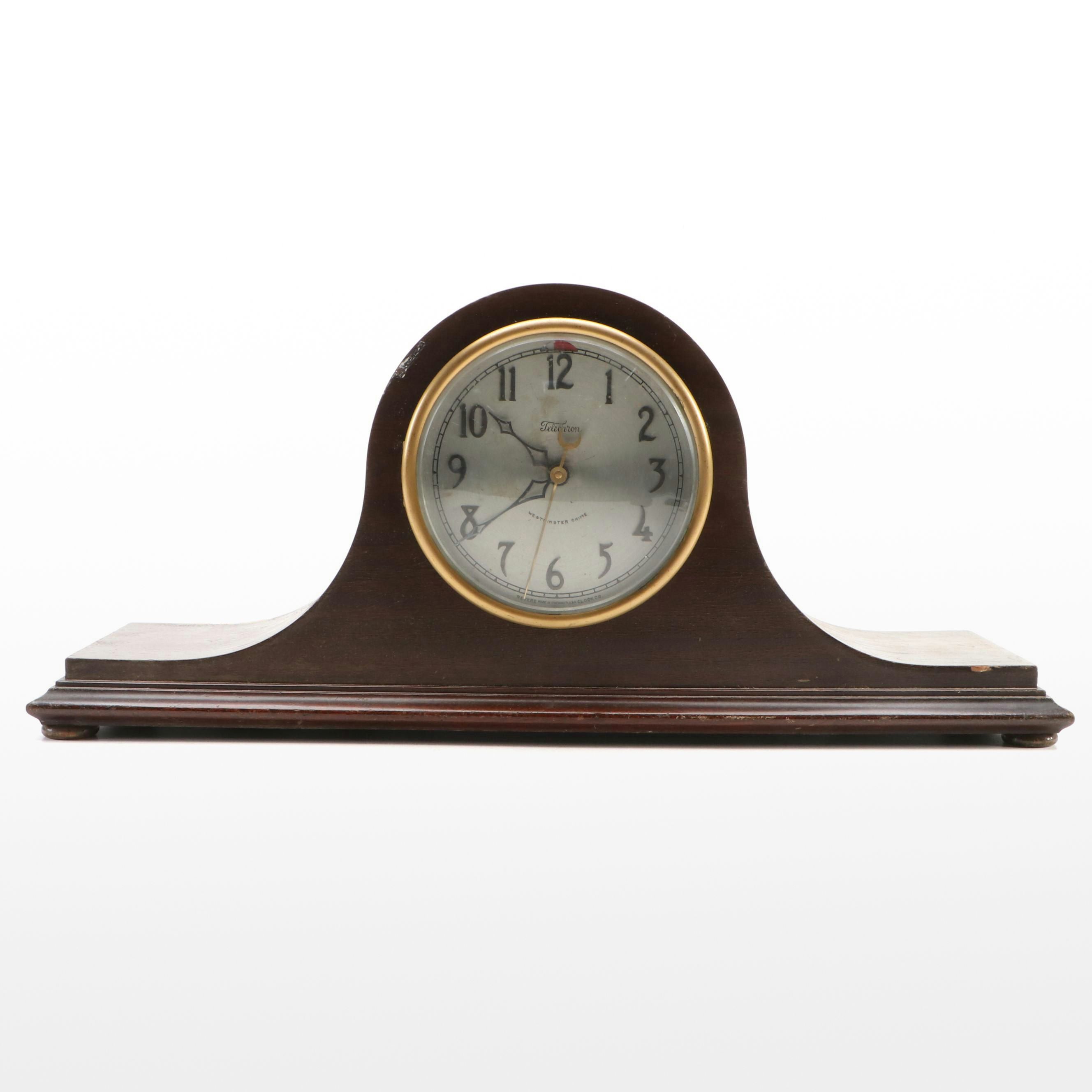 The Revere Clock Co. Telechron Westminster Chime Electric Mantel Clock, 1920's
