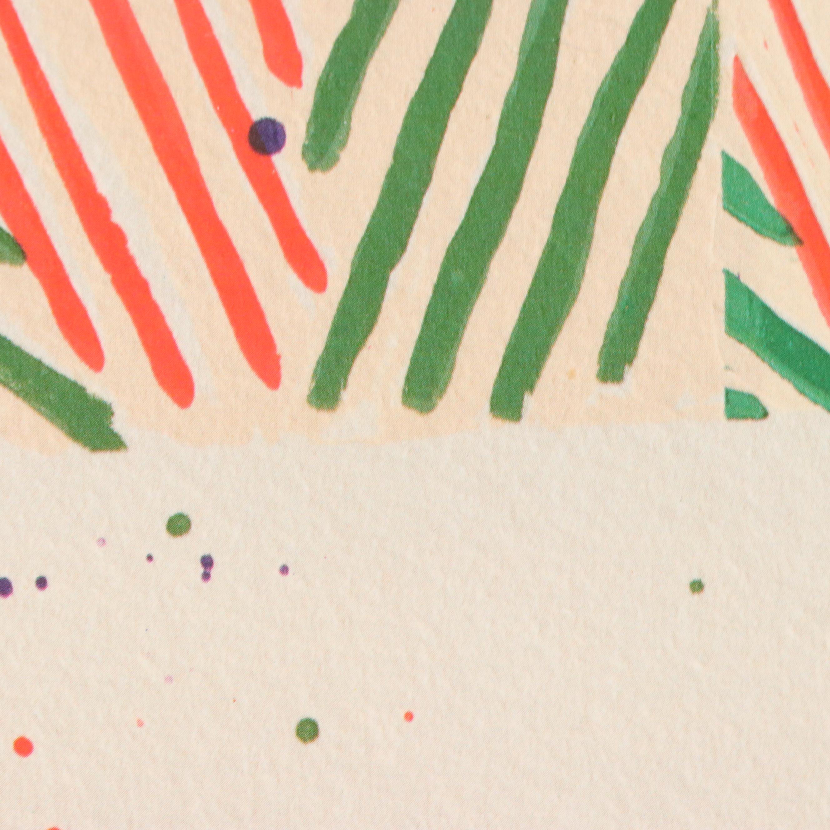 Museum of Modern Art Offset Lithograph Poster After Jasper Johns "Scent," 1976