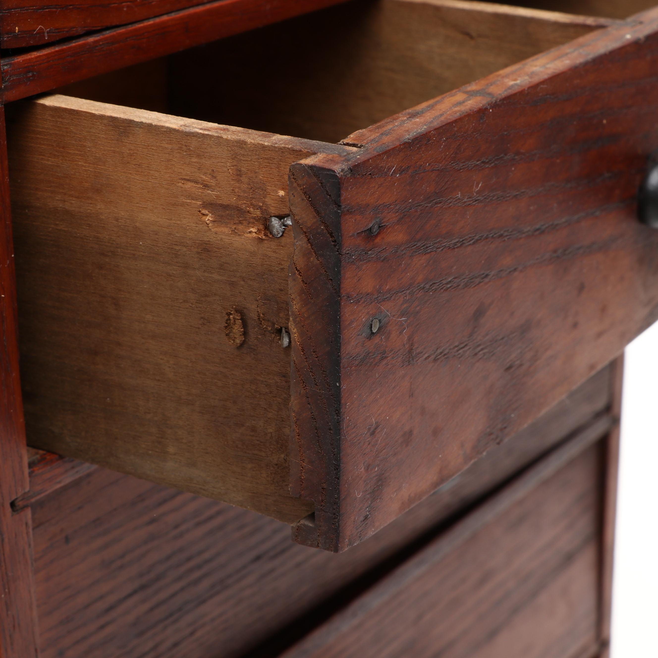 Wooden Five-Drawer Hanging Cabinet