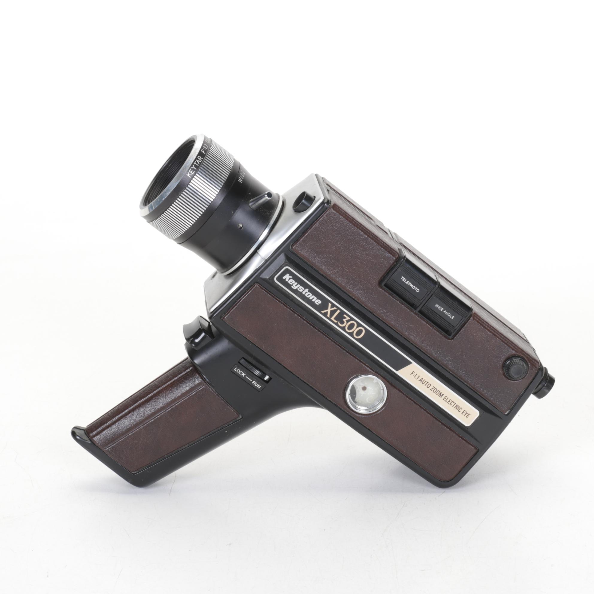 Super 8 Film Video Cameras Featuring Keystone, Kodak & Others
