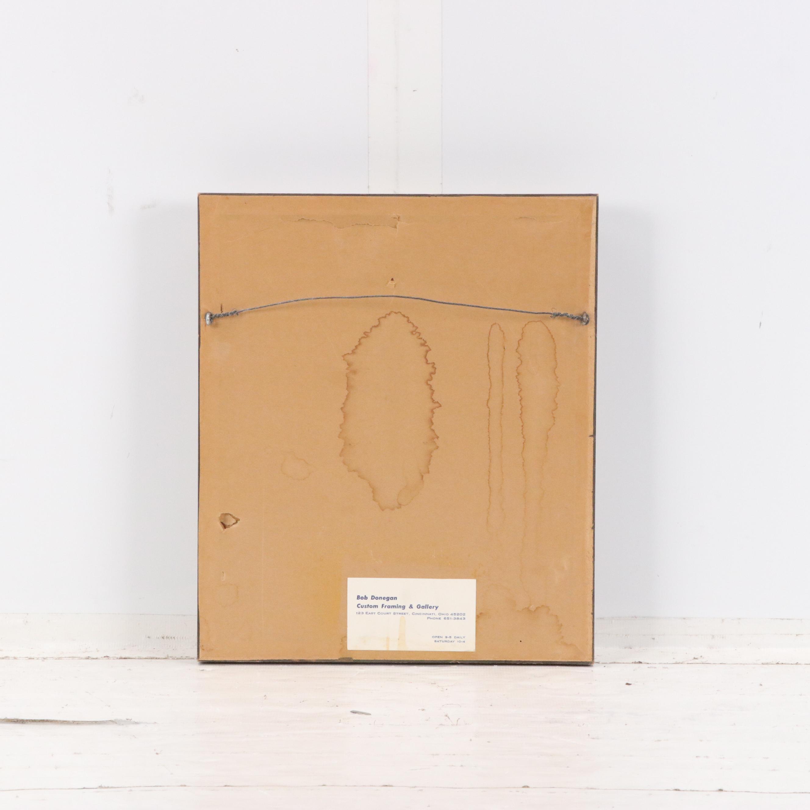 Cityscape Oil Painting of Street Scene