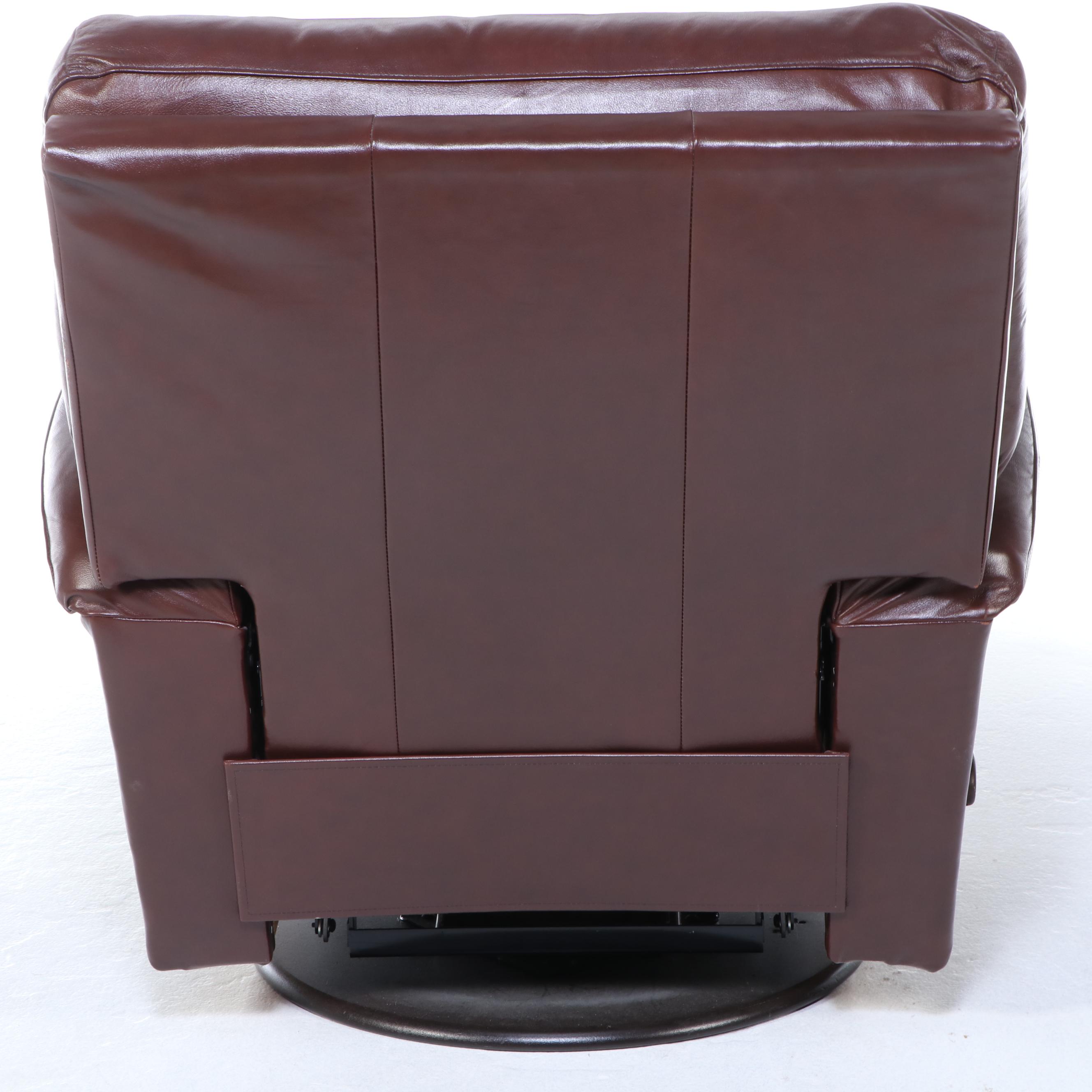 La-Z-Boy Leather Upholstered Swivel Recliner
