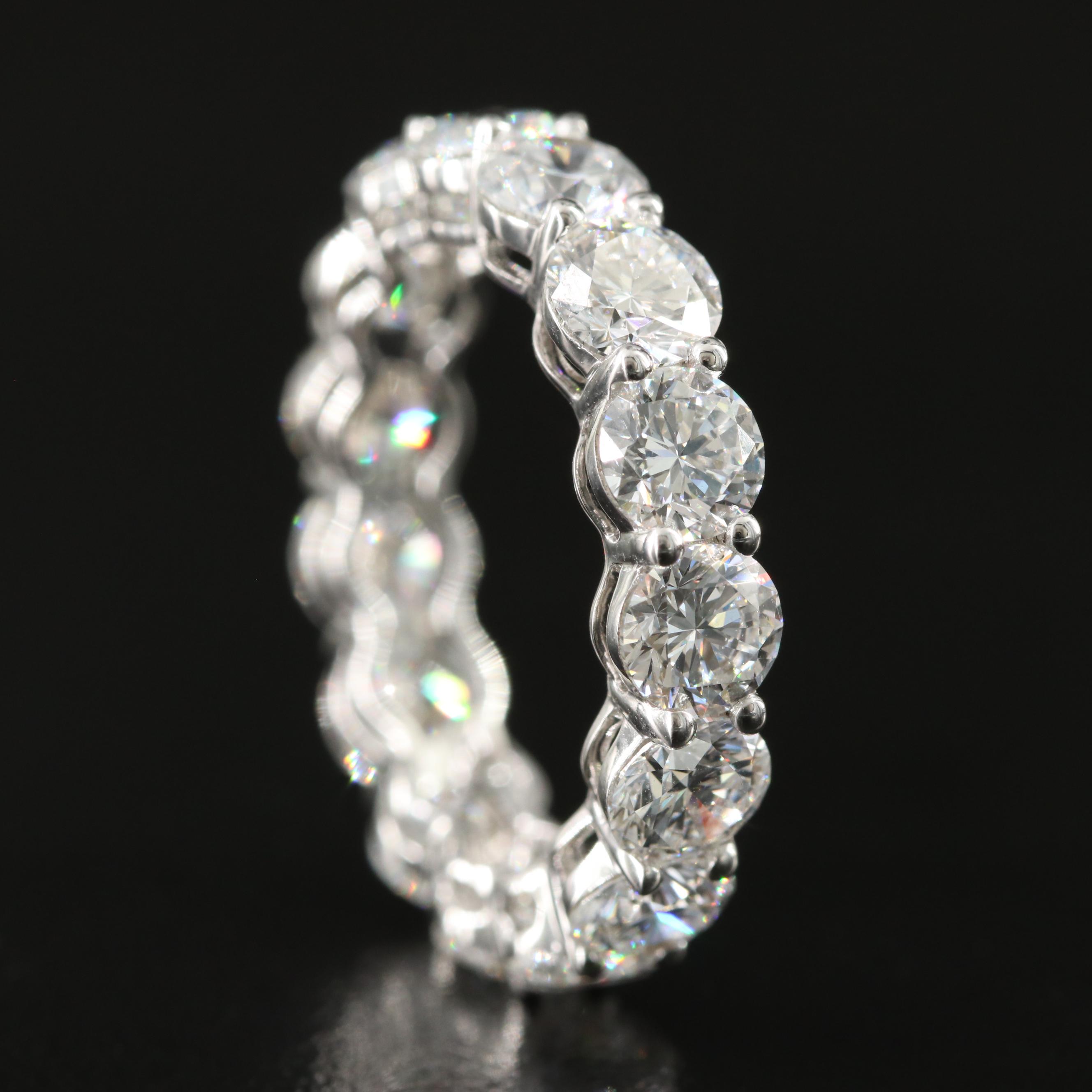14K 5.36 CTW Lab Grown Diamond Eternity Band