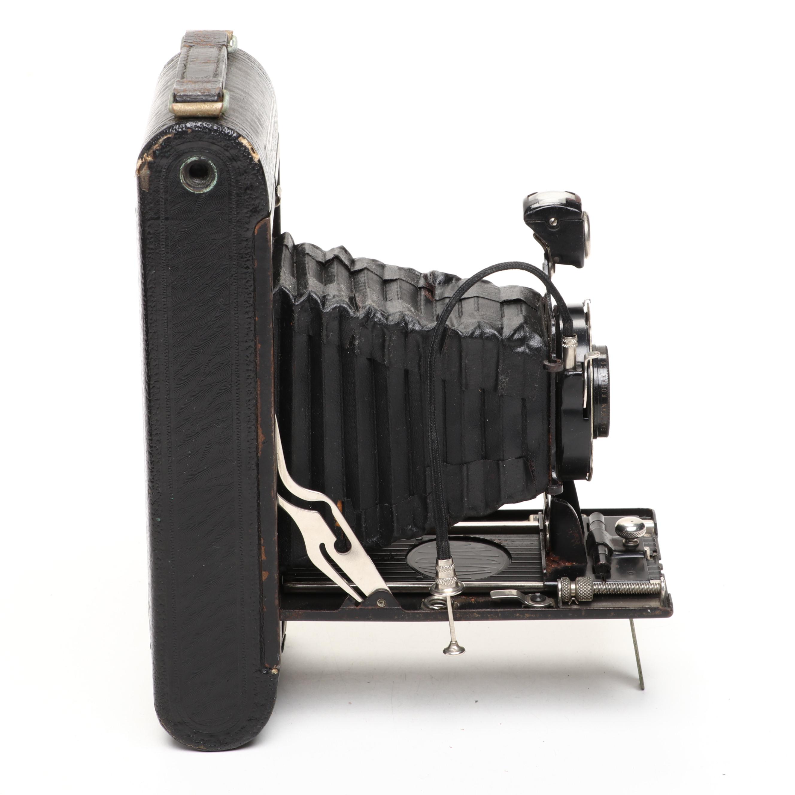 Kodak No. 1A Pocket Kodak Camera with Nikon FG-20 SLR Camera and Accessories