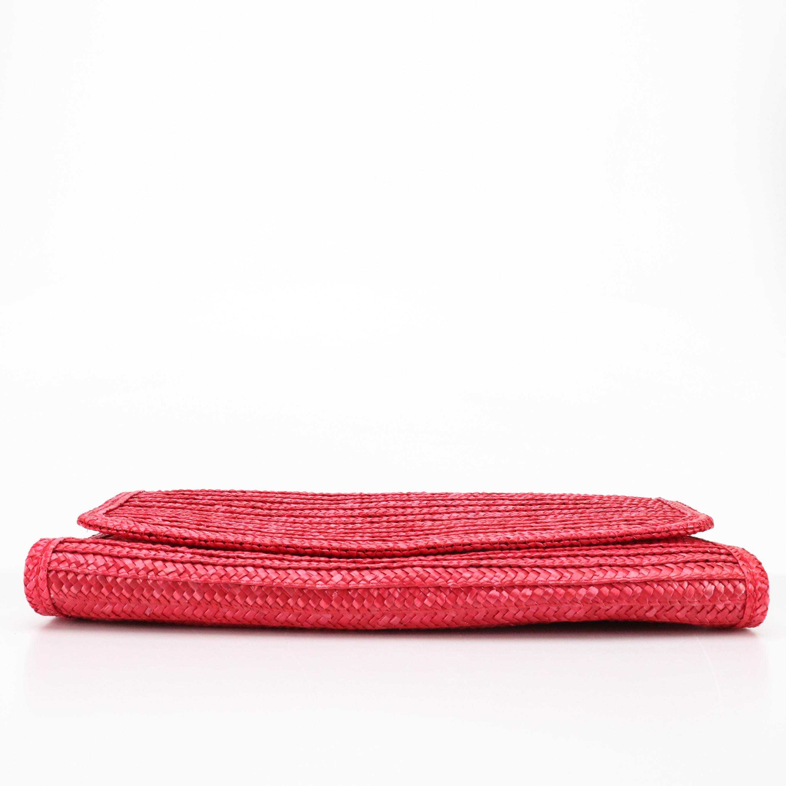 Enzo Two-Way Crossbody Bag with Other Metal Caged and Raffia Clutches