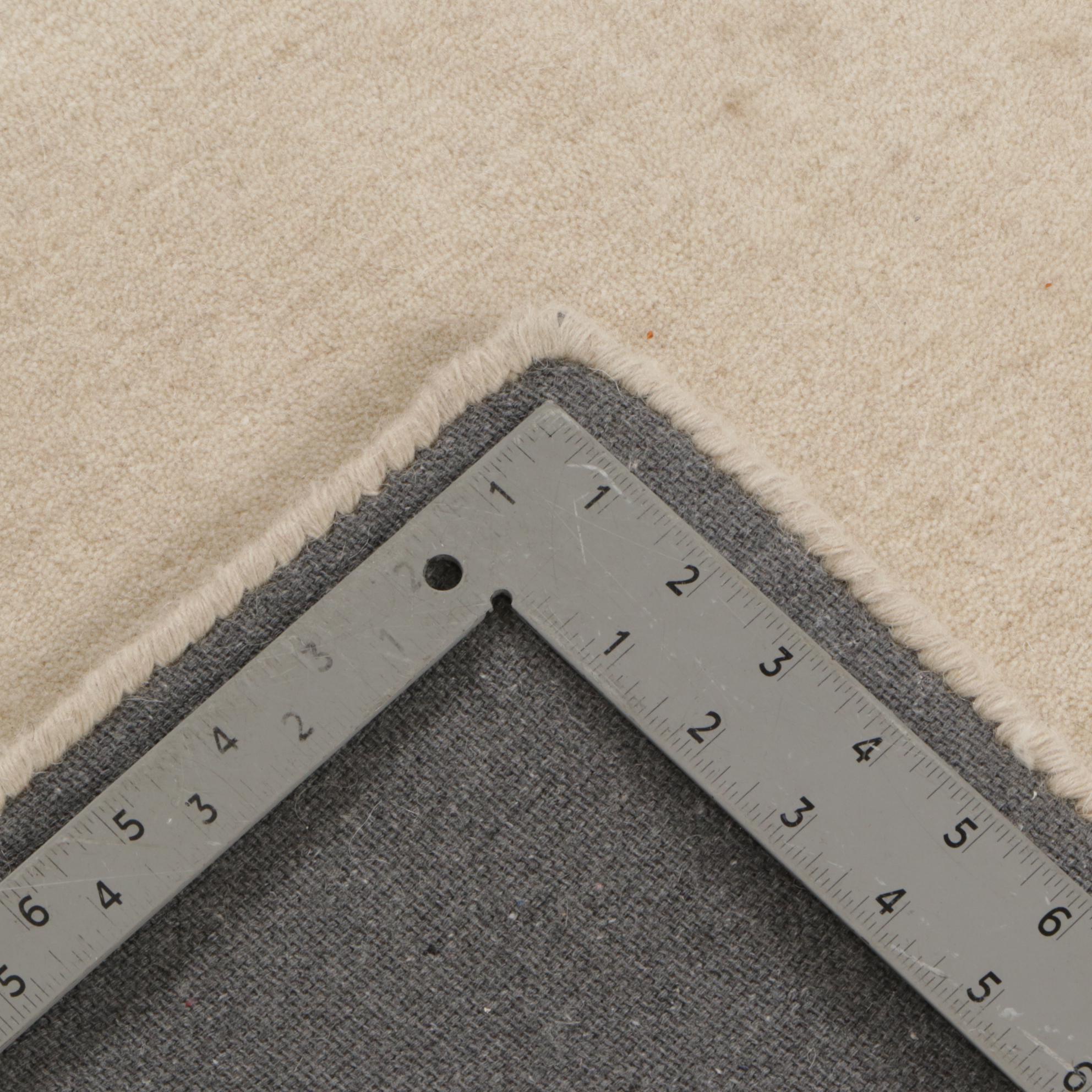 8' x 10' Hand-Tufted Pottery Barn "Ivory" Indian Area Rug