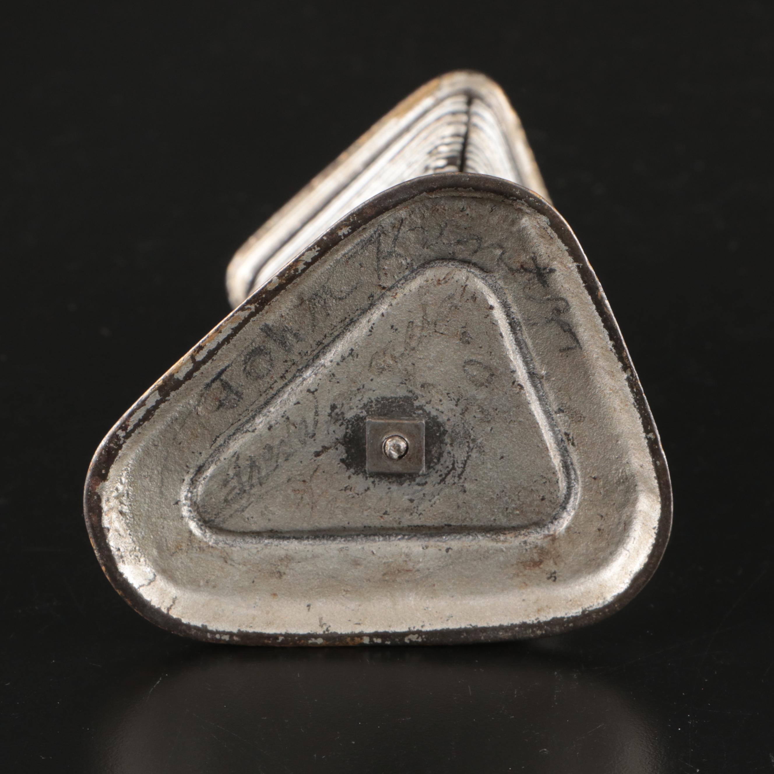 Kenton "Flat Iron" Cast Iron Building Bank, Early 20th Century