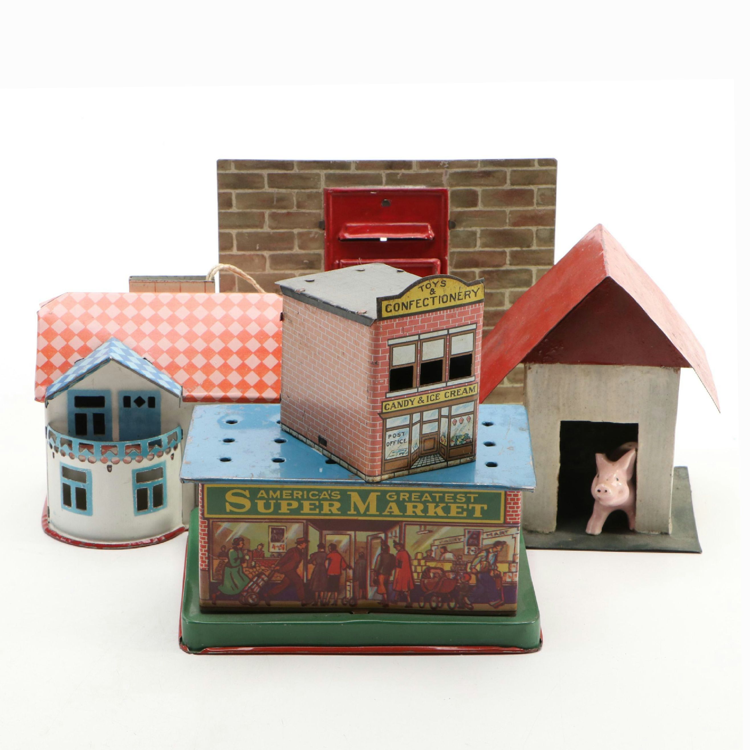 Tin Litho Still Bank Collection