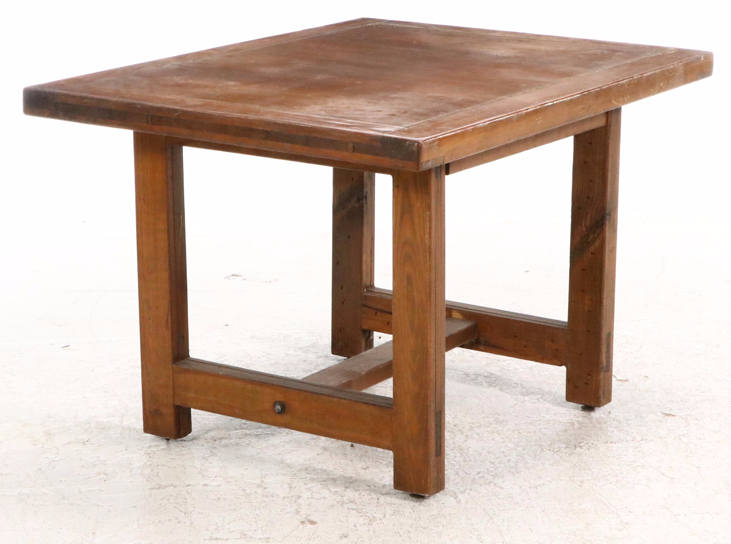 Oak Farm Table, 20th Century