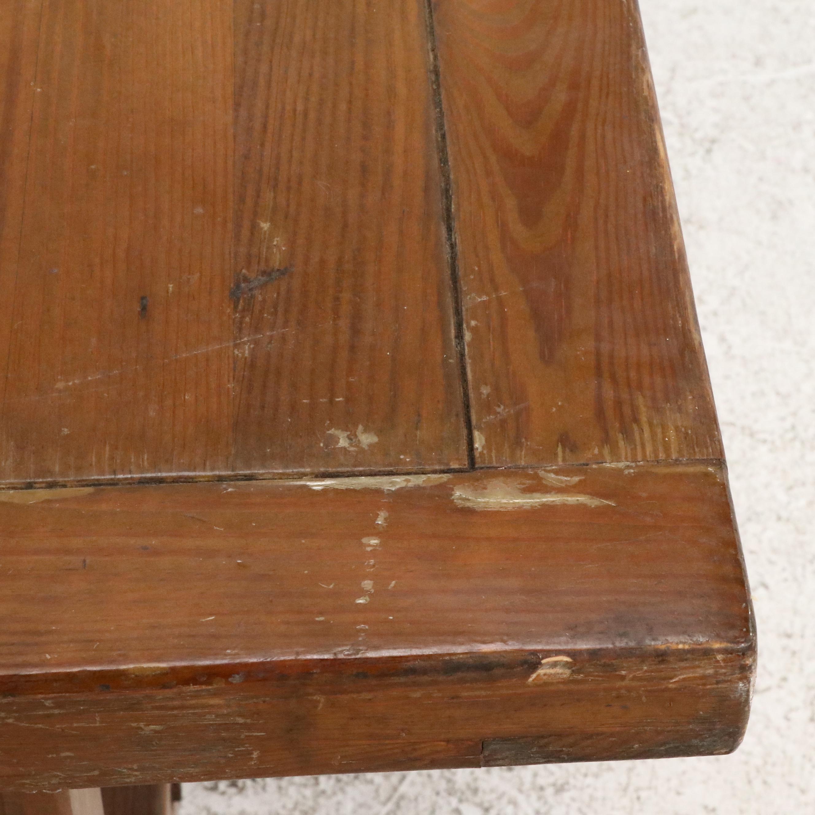 Oak Farm Table, 20th Century