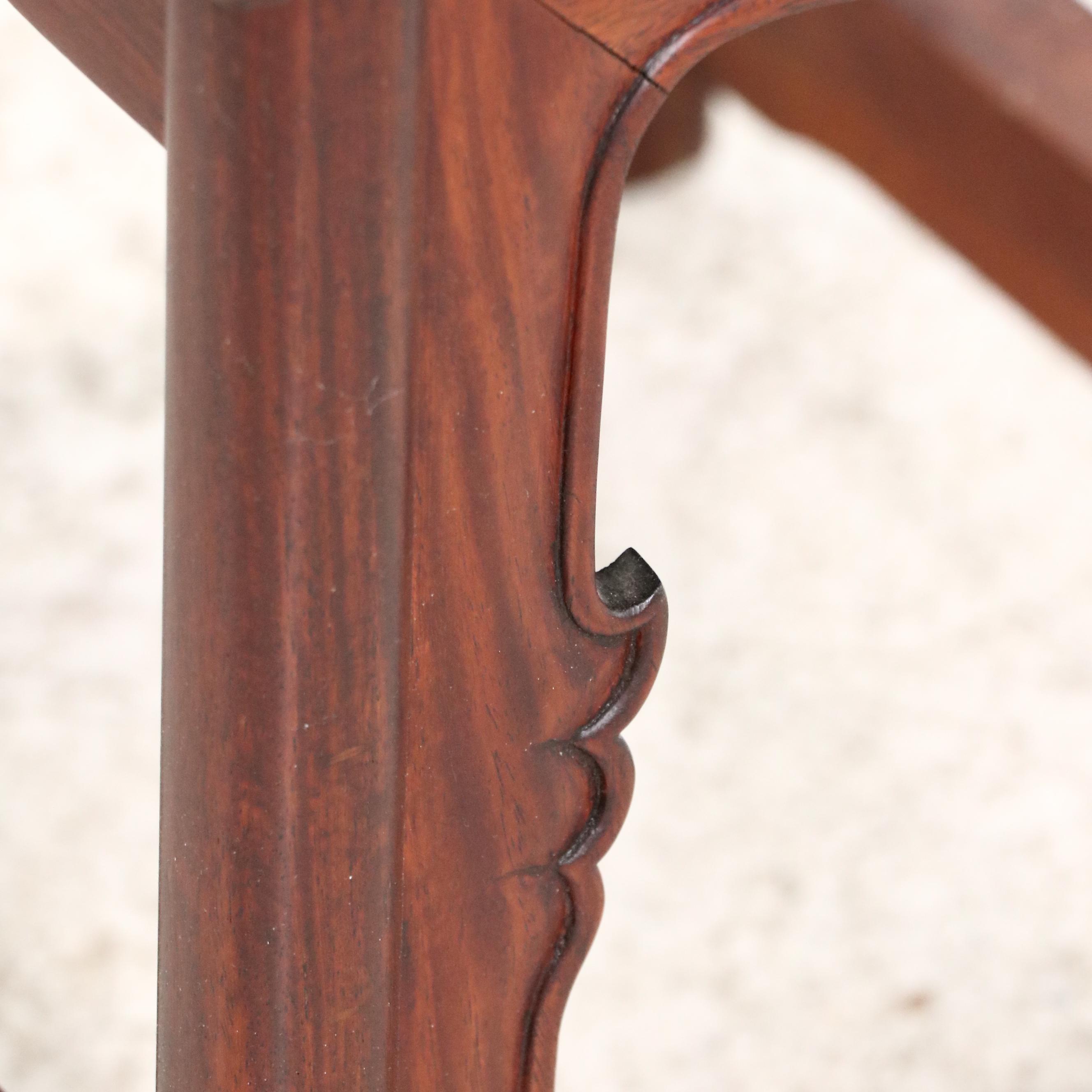 Chinese Ming Style Yoke-Back Rosewood Armchair