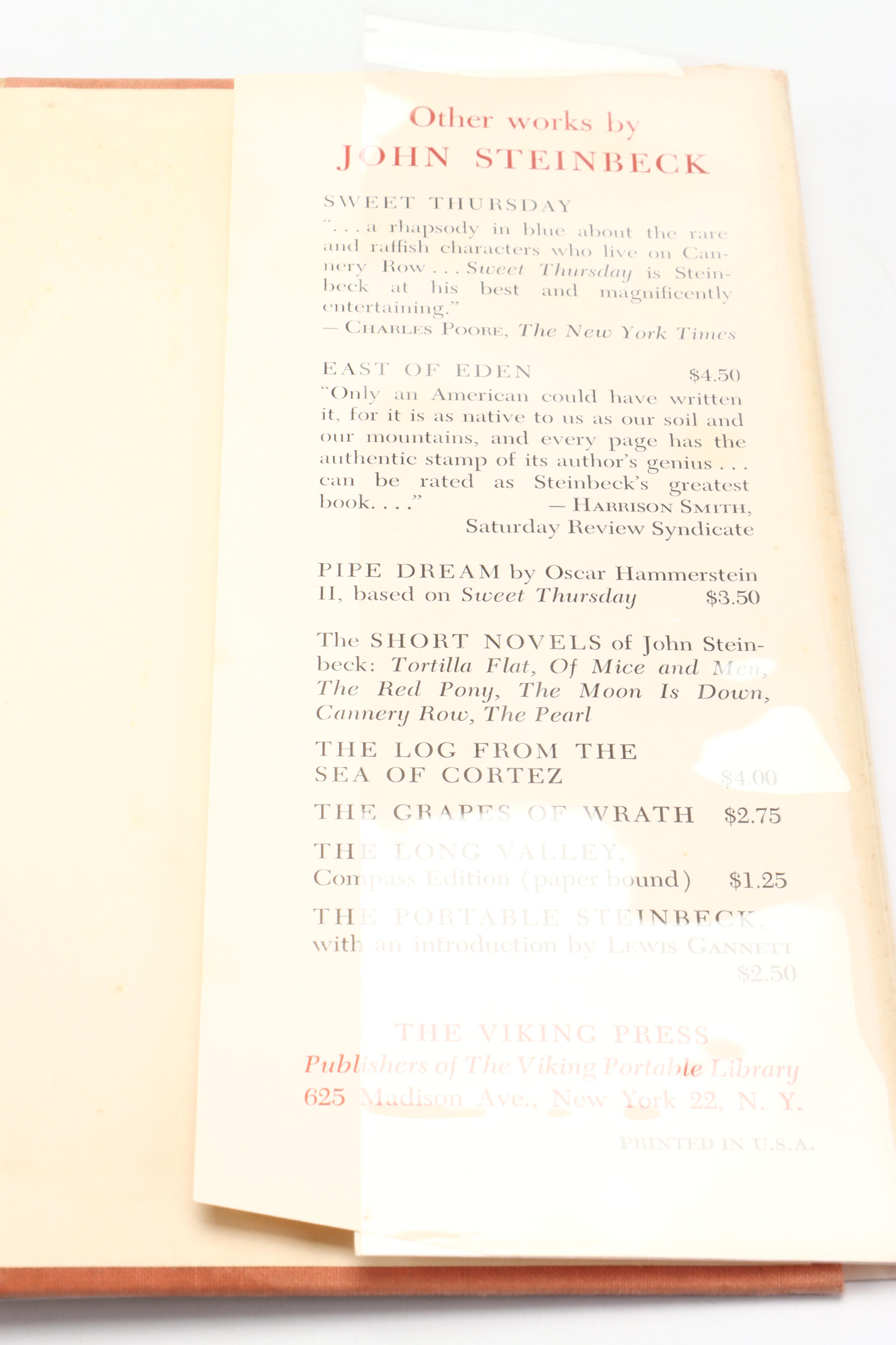 First Edition, First Printing "The Short Reign of Pippin IV" by John Steinbeck