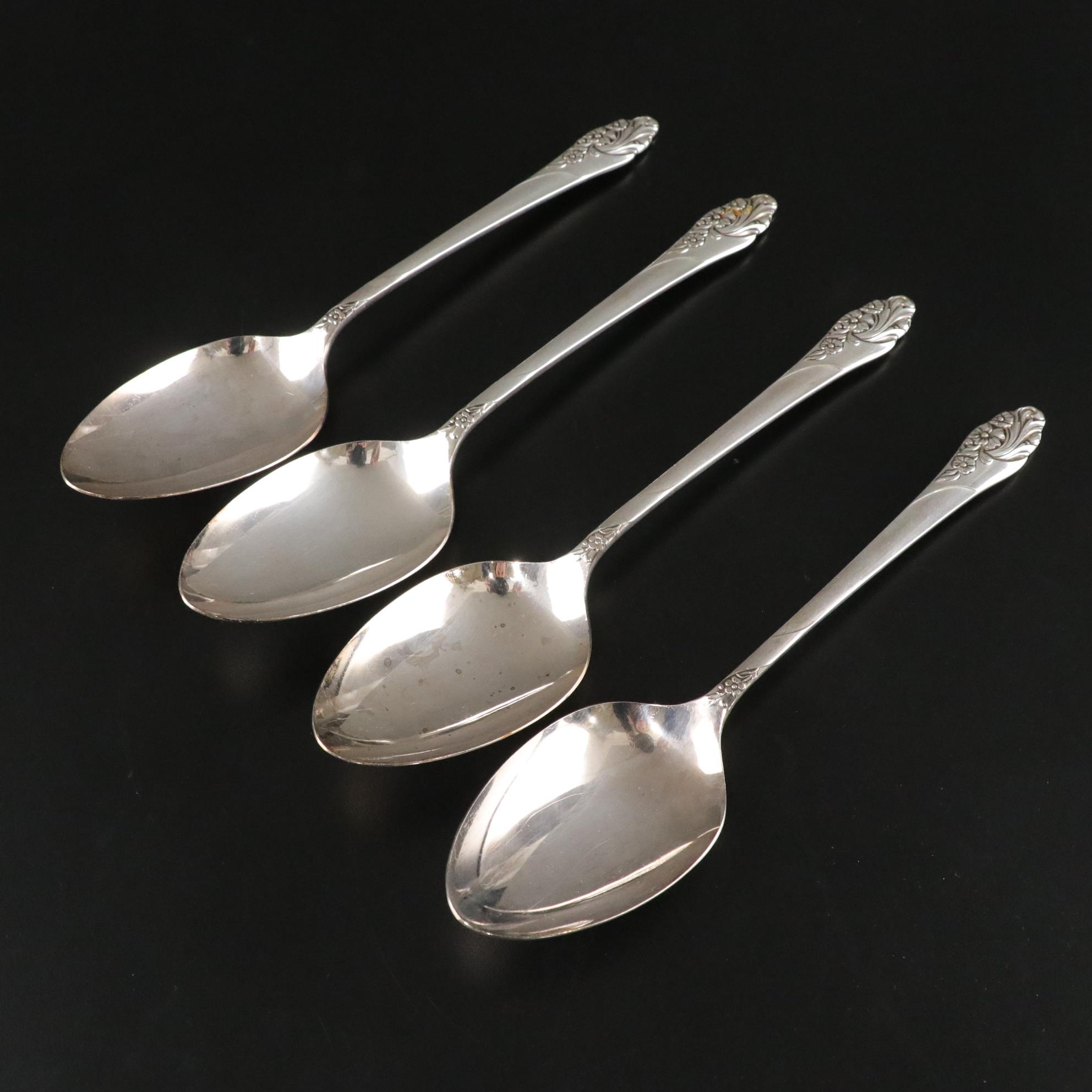 Oneida "Evening Star" Silver Plate Flatware, 1950s