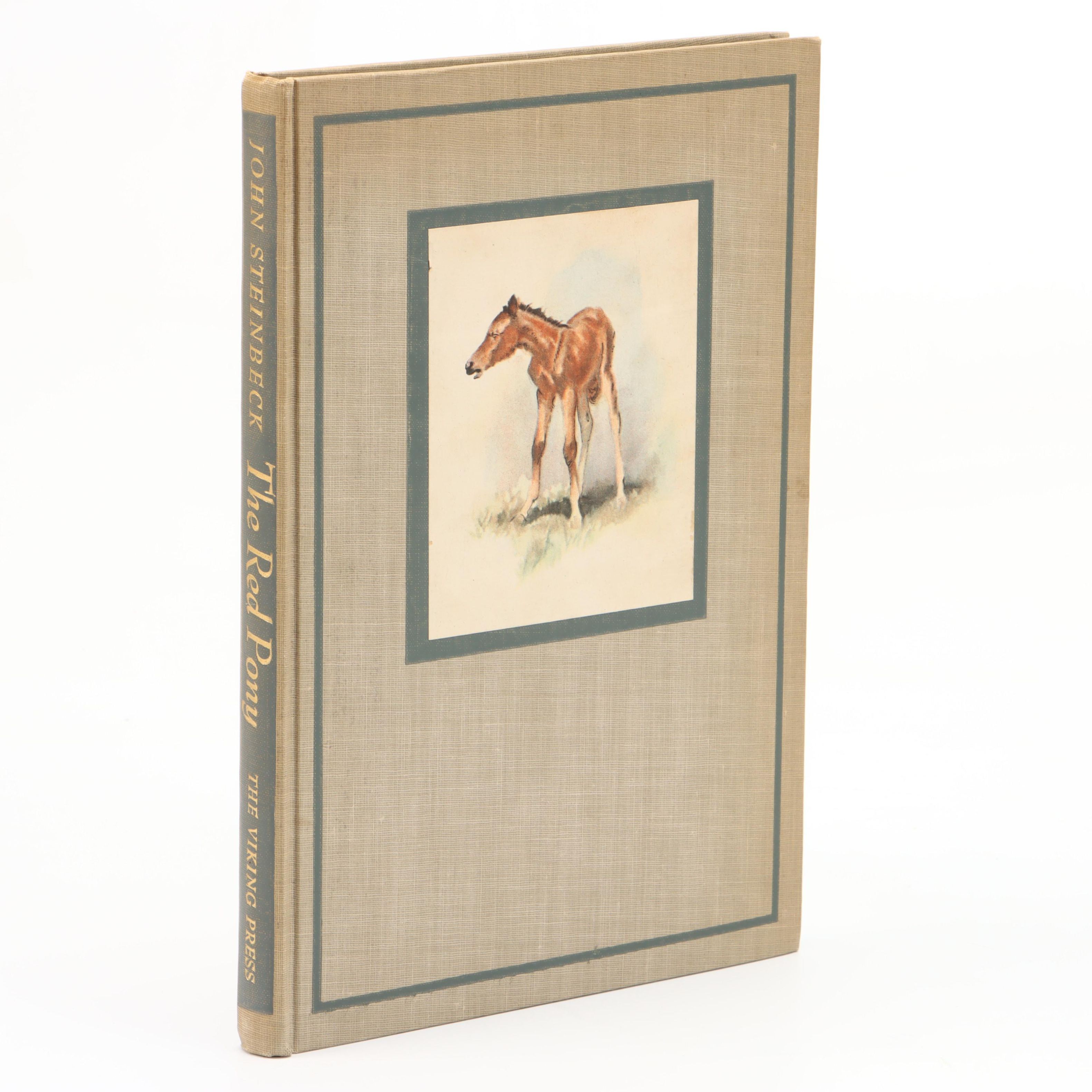 First Illustrated Edition "The Red Pony" by John Steinbeck, 1945