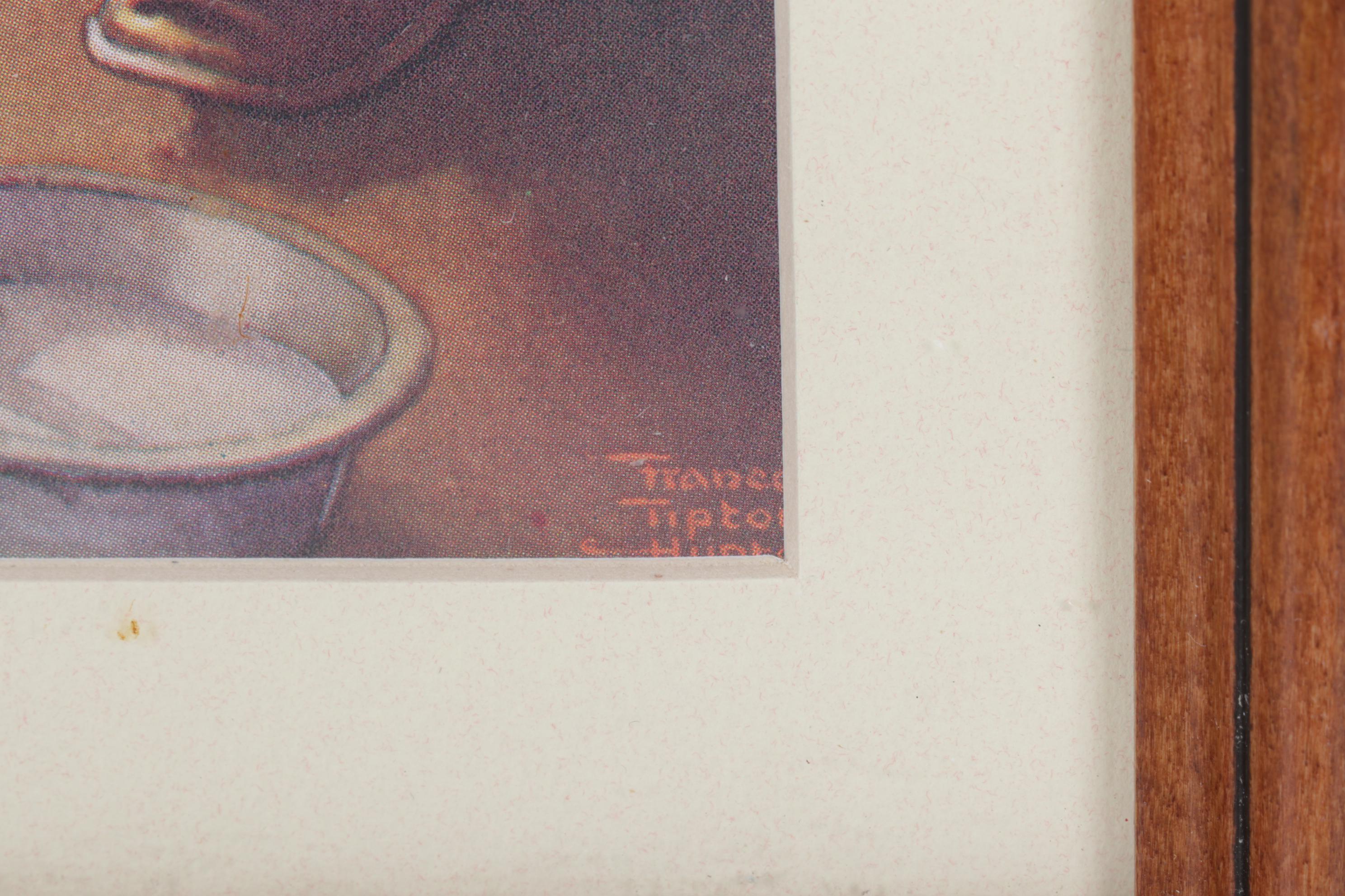 Frances Tipton Hunter Lithograph with C.A. Sherman "Old Glory" Lithograph