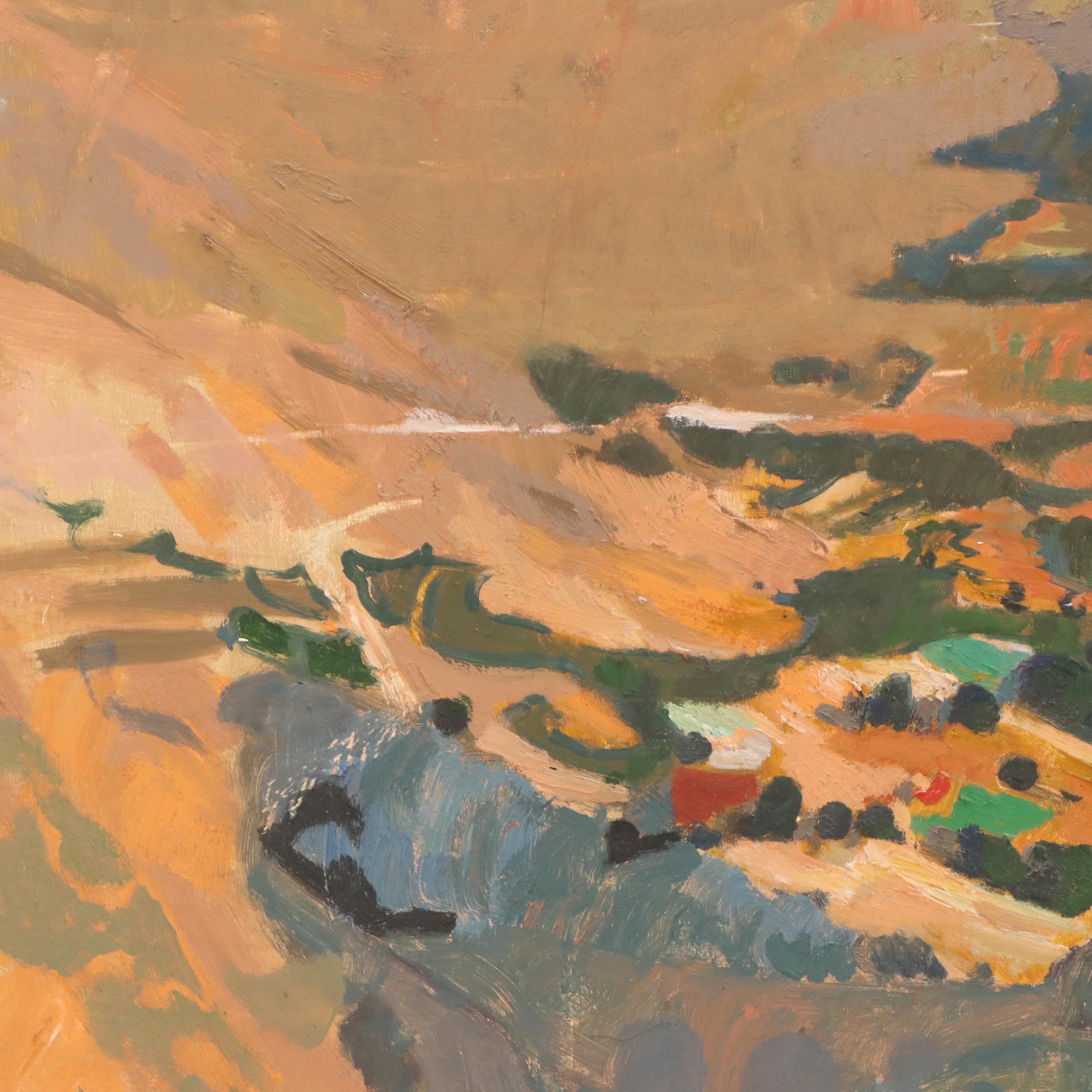 Colin Hayes Oil Painting "Hills Beyond Split Yugoslavia II"