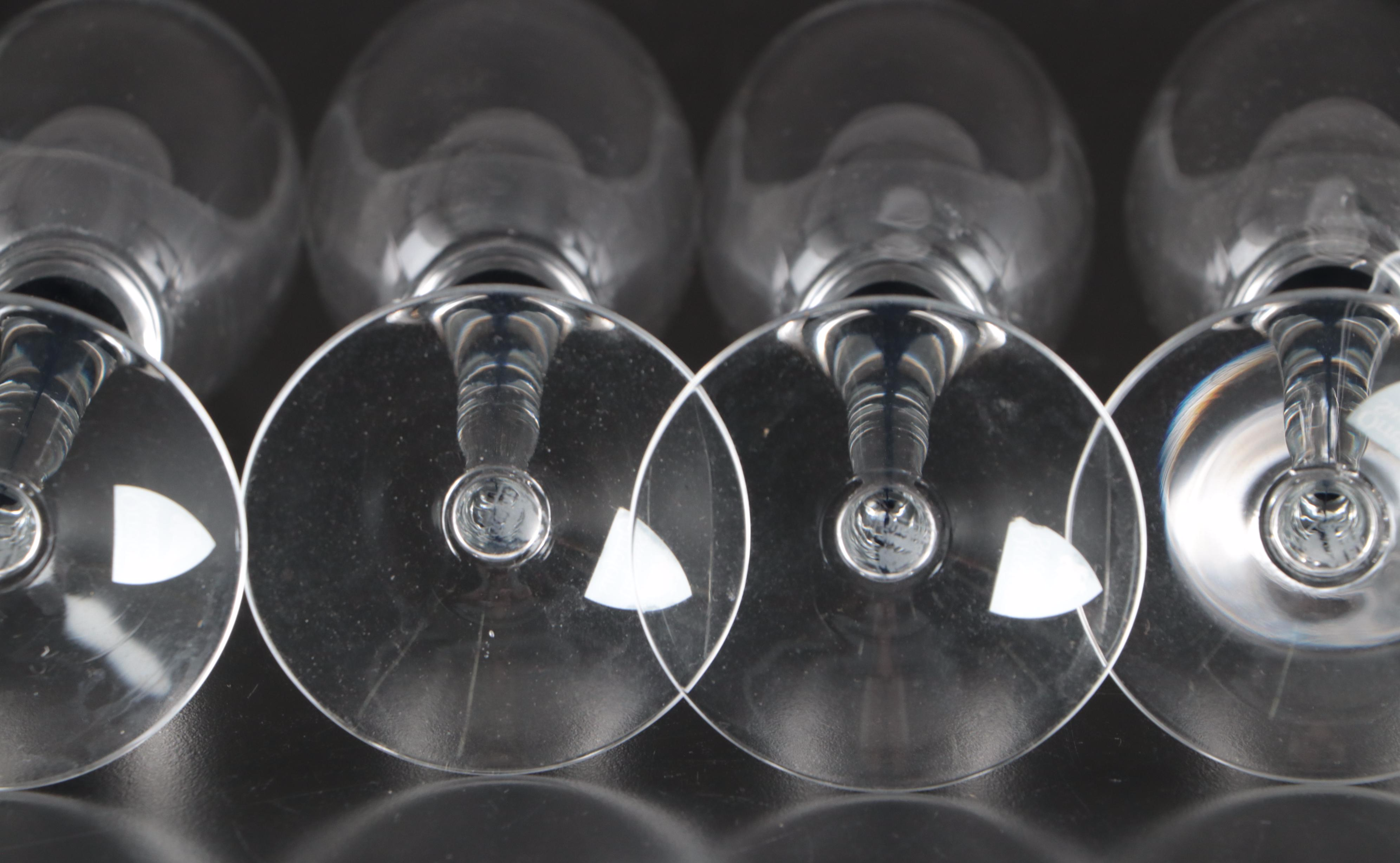 Orrefors Crystal Champagne Flutes